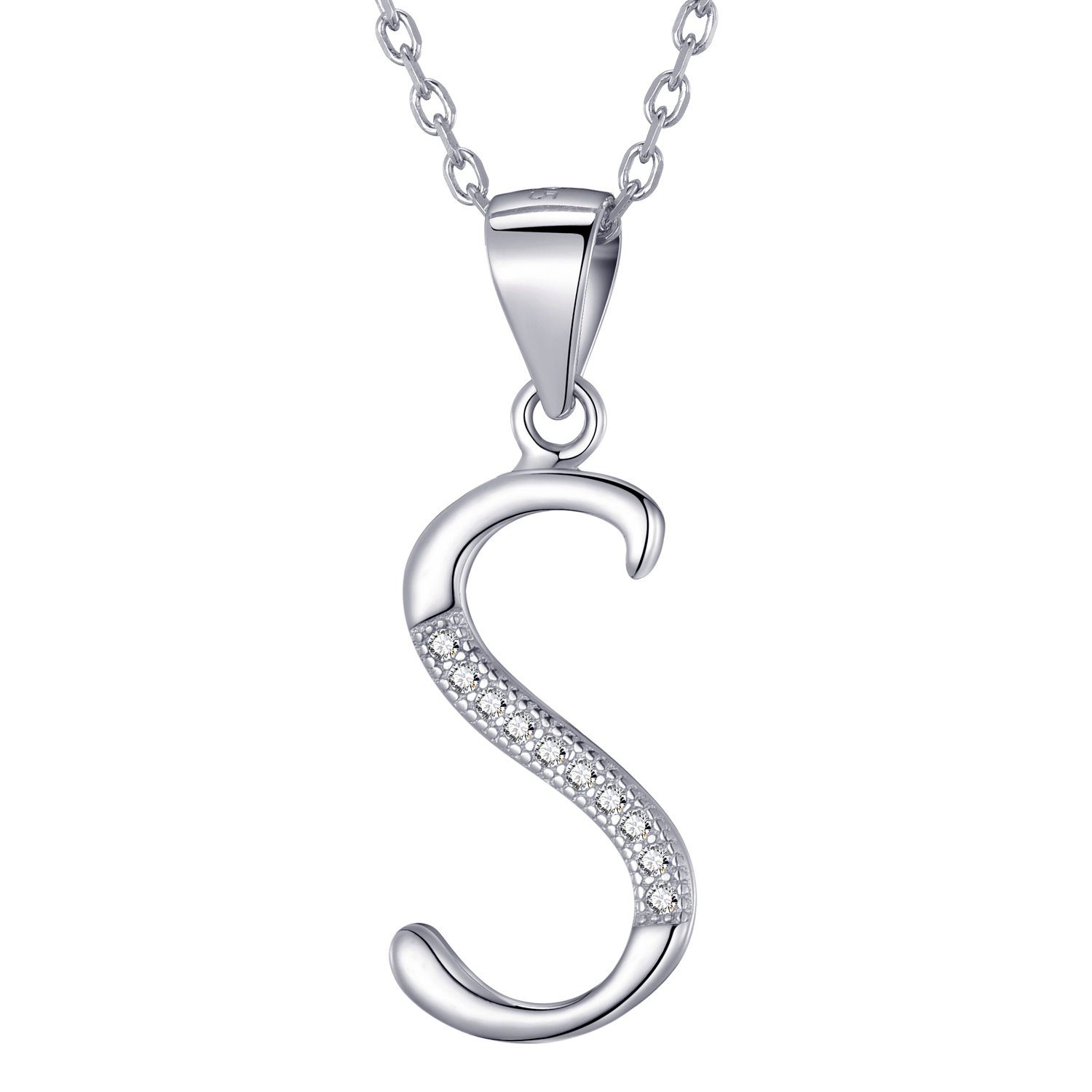 Morella Kette mit Anhänger Buchstabenkette Halskette günstig online kaufen