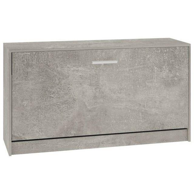 vidaXL Schuhschrank Schuhbank Betongrau 80x24x45 cm Spanplatte günstig online kaufen