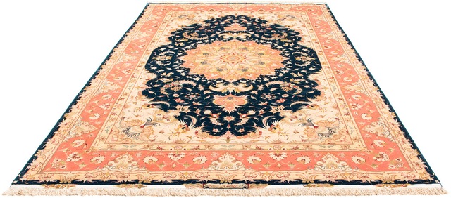 morgenland Orientteppich »Perser - Täbriz - Royal - 308 x 200 cm - dunkelbl günstig online kaufen