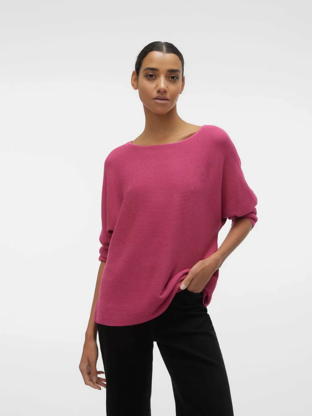 Vero Moda 3/4 Arm-Pullover "VMNORA 3/4 BOATNECK BLOUSE NOOS" günstig online kaufen