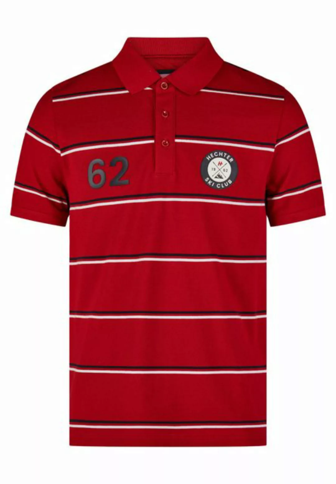 HECHTER PARIS Poloshirt Streifen-Polo Piquee (1-tlg) im Streifen-Design günstig online kaufen