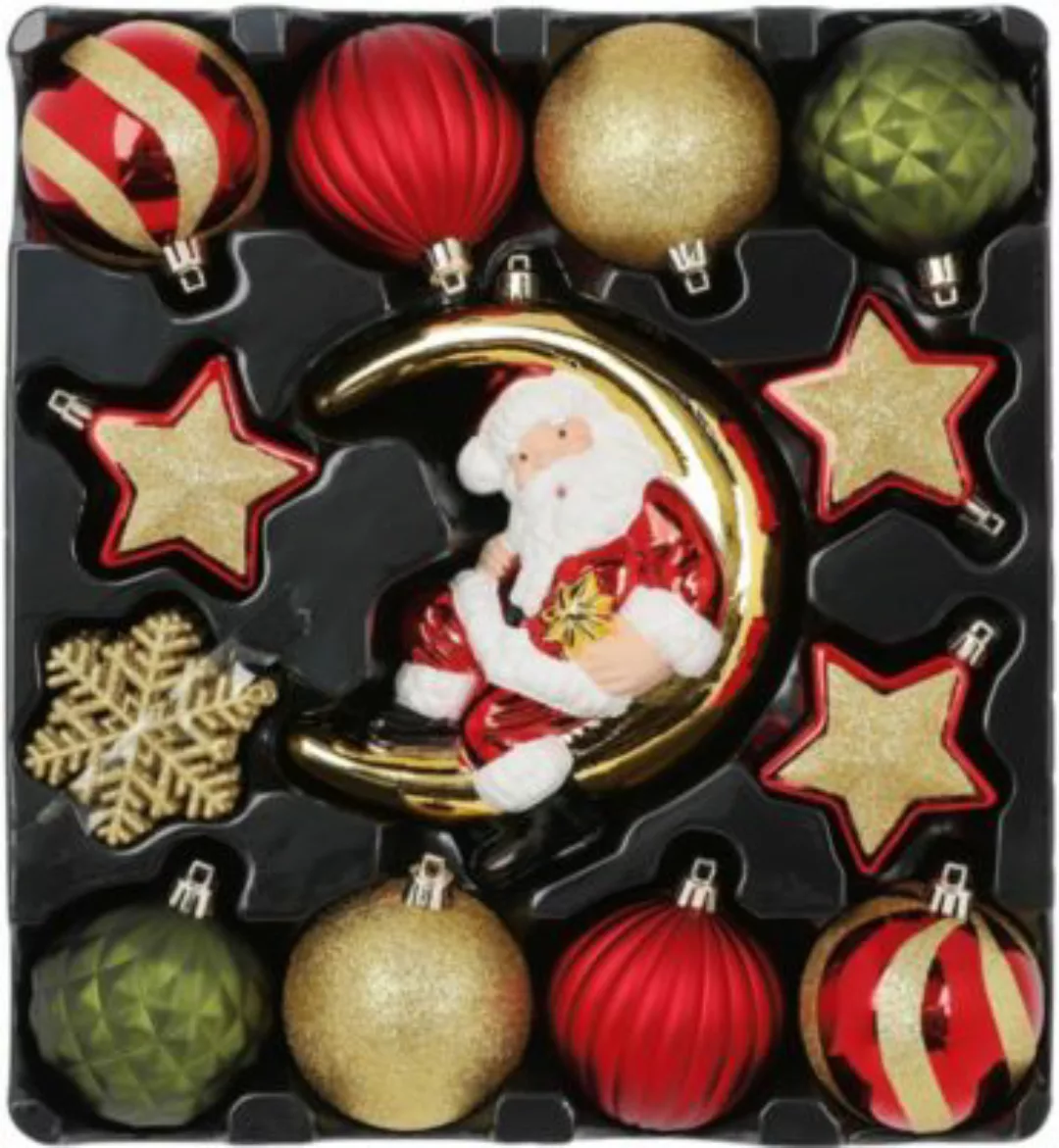 Christmas Goods by Inge 23-tlg. Weihnachtsbaumschmuck-Set bunt günstig online kaufen