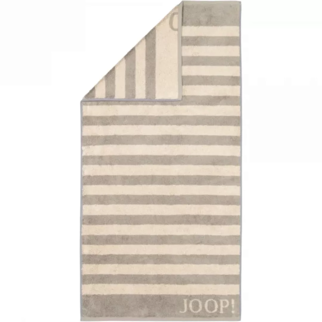 JOOP! Classic - Stripes 1610 - Farbe: Graphit - 70 - Handtuch 50x100 cm günstig online kaufen