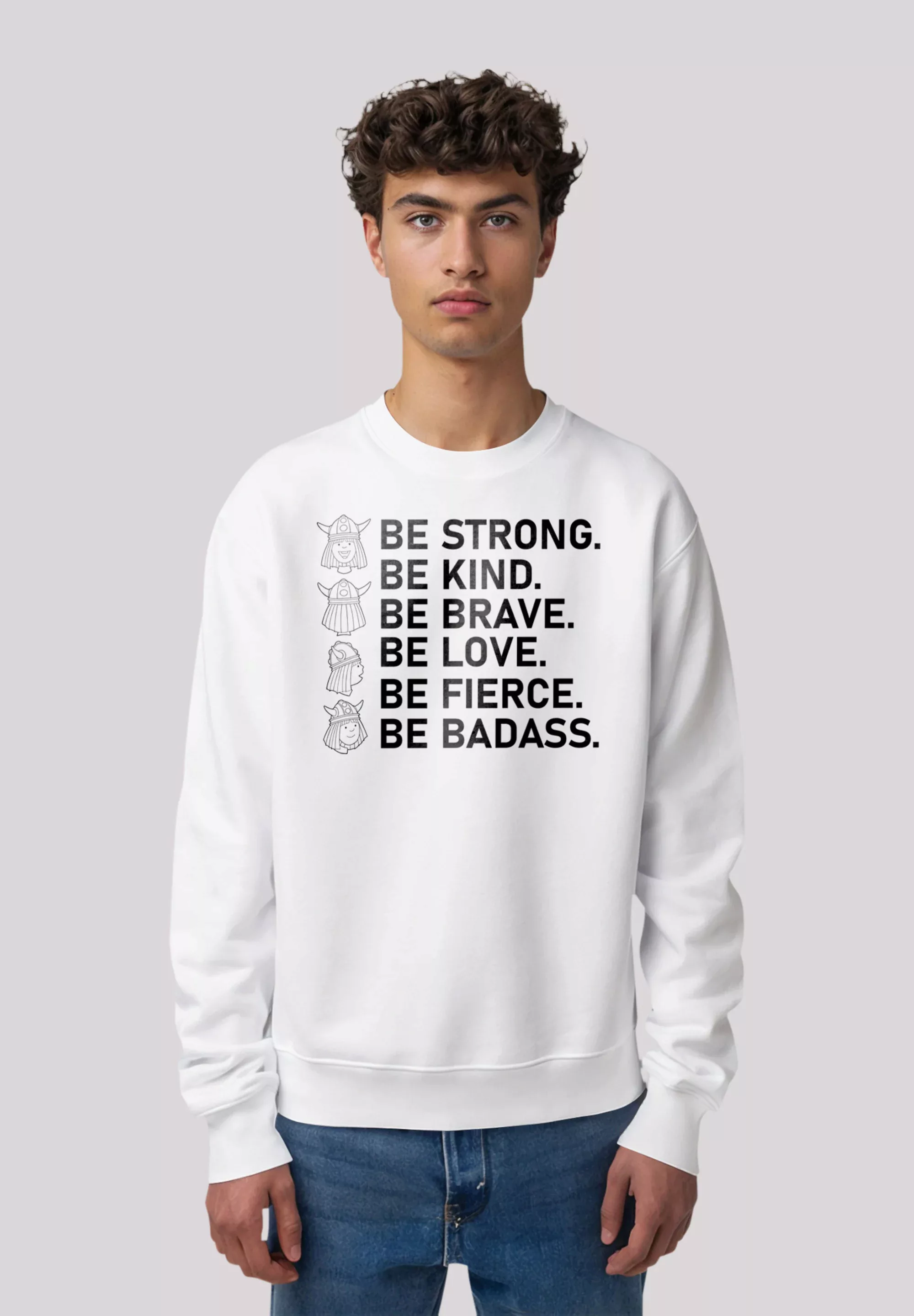 F4NT4STIC Sweatshirt "Wickie Be Badass", Premium Qualität günstig online kaufen