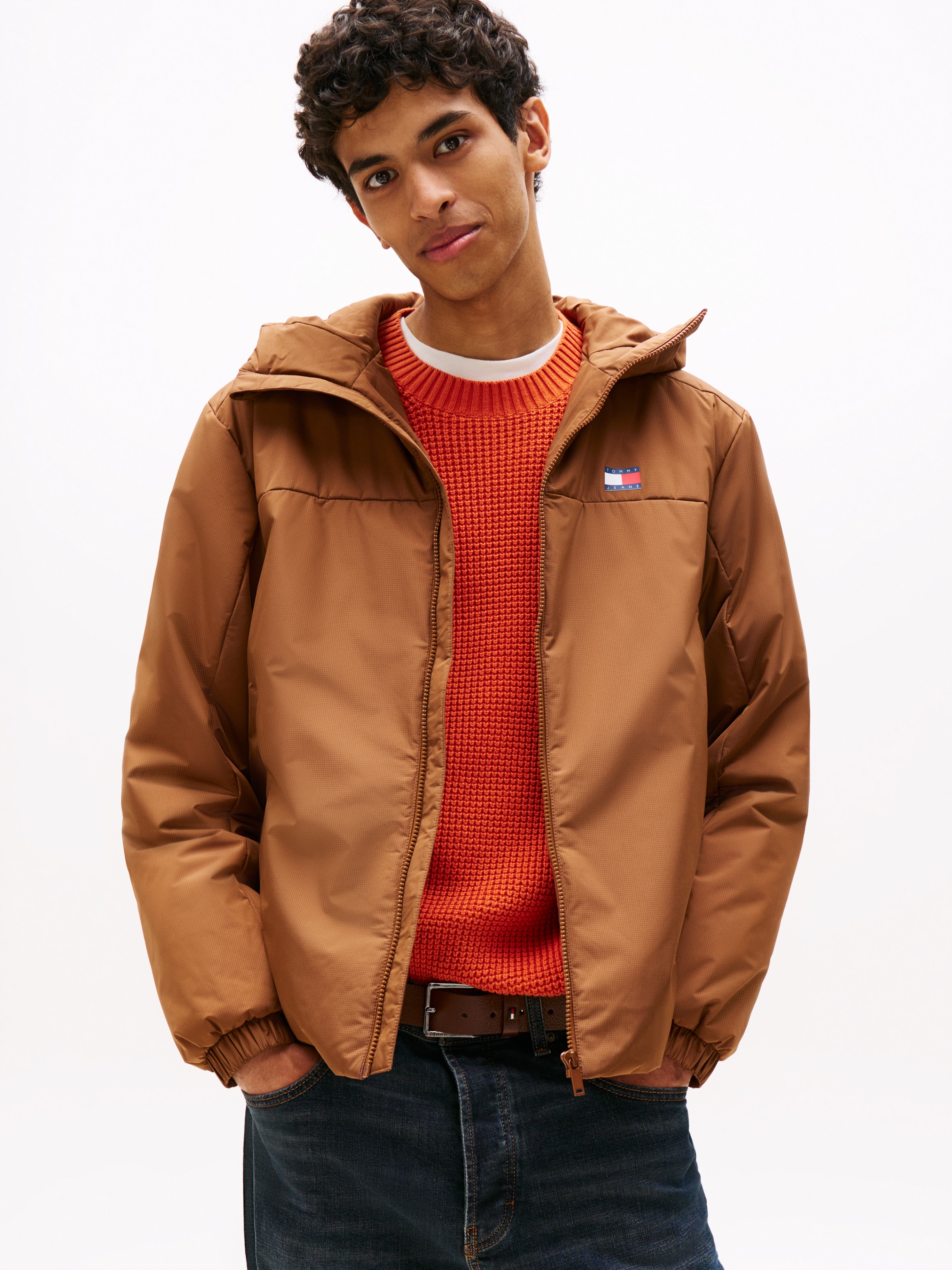 Tommy Jeans Outdoorjacke, mit Kapuze, Freizeitjacke, Übergangsjacke, Regula günstig online kaufen