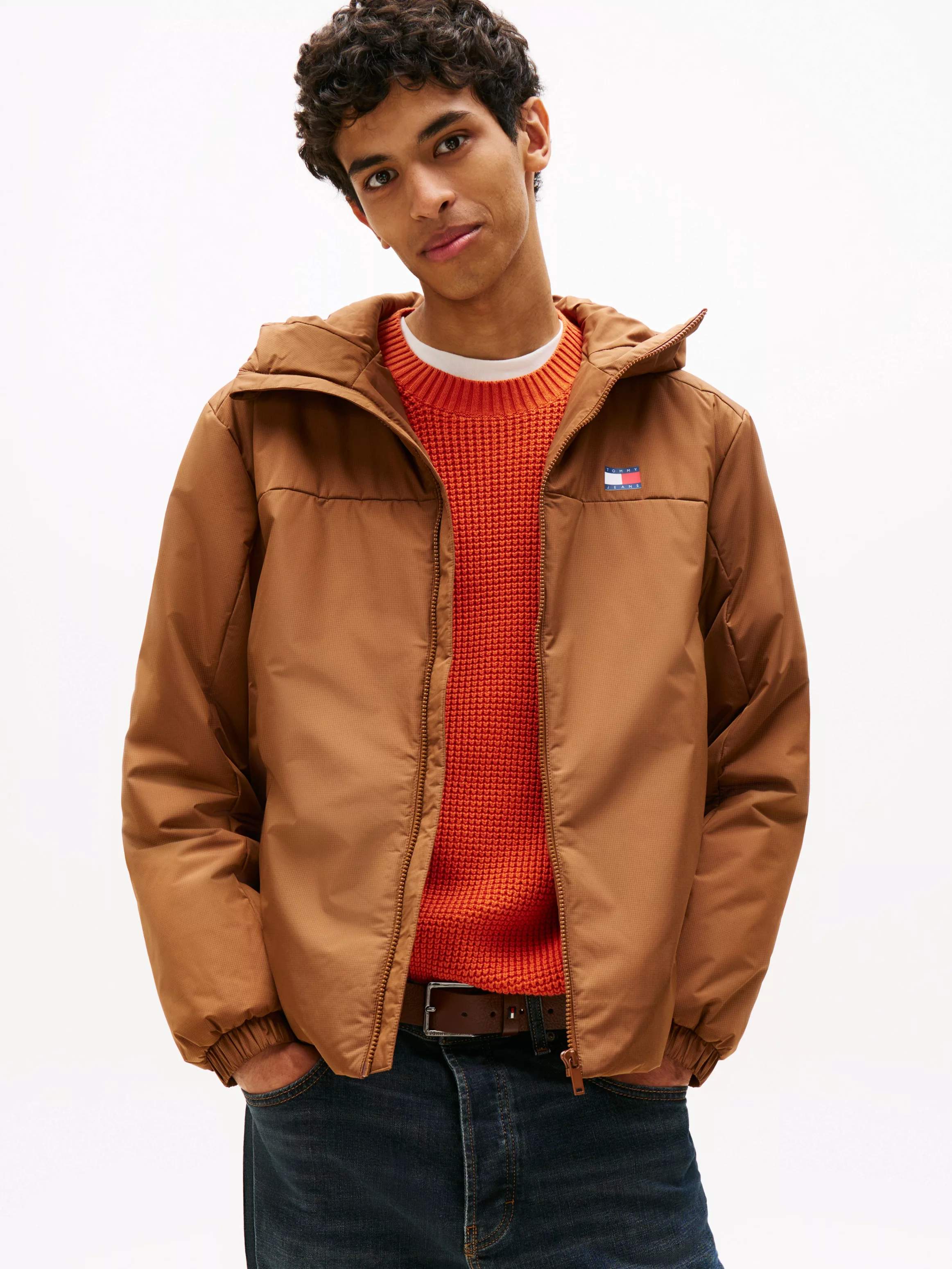 Tommy Jeans Outdoorjacke, mit Kapuze, Freizeitjacke, Übergangsjacke, Regula günstig online kaufen