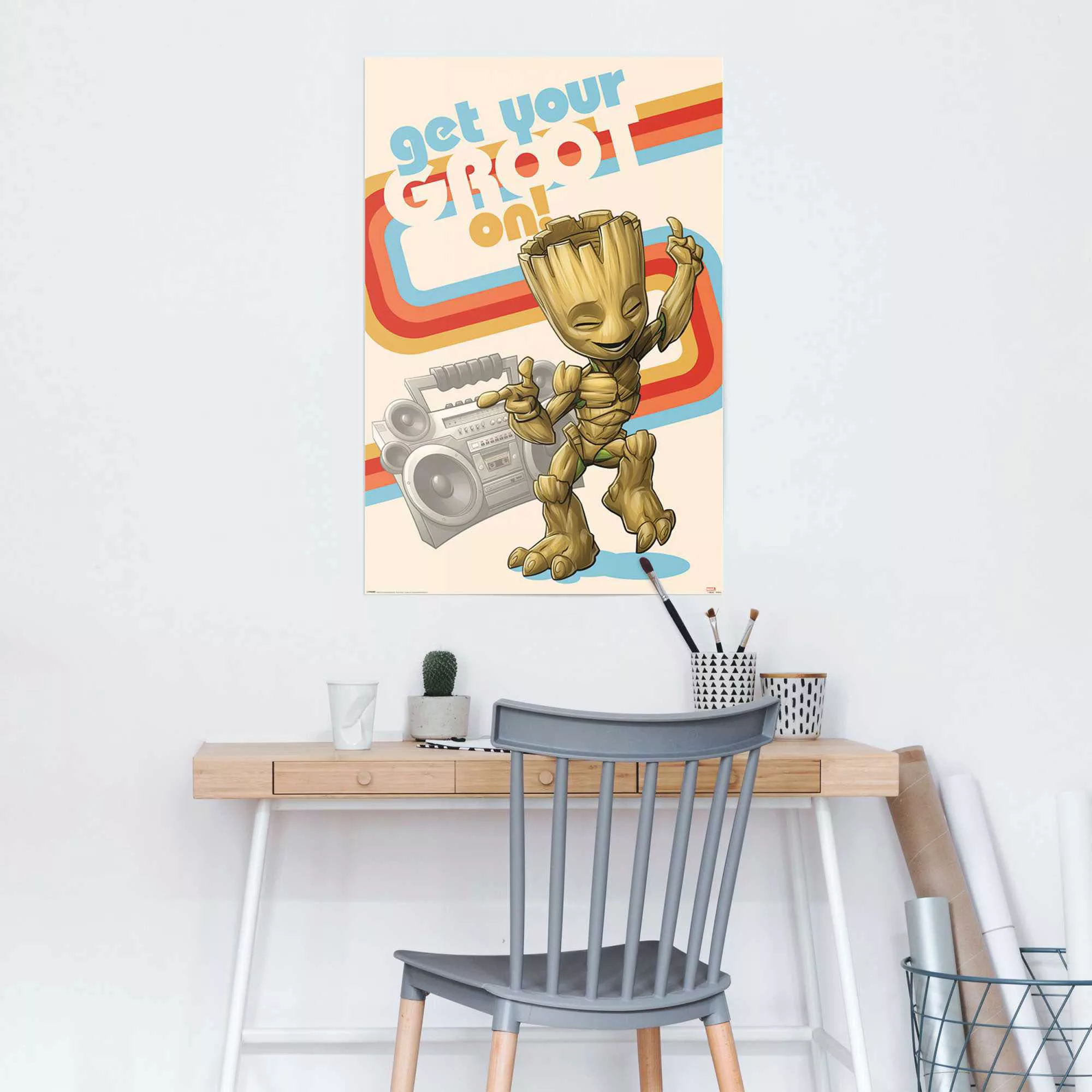 Reinders Poster "Get your Groot on Guardians of the Galaxy - Baby Groot - I günstig online kaufen