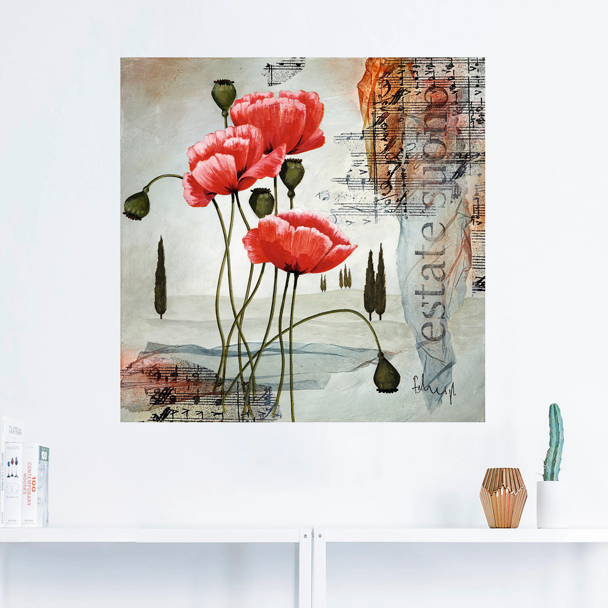 Artland Wandbild »Klatschmohn«, Blumen, (1 St.), als Leinwandbild, Poster, günstig online kaufen