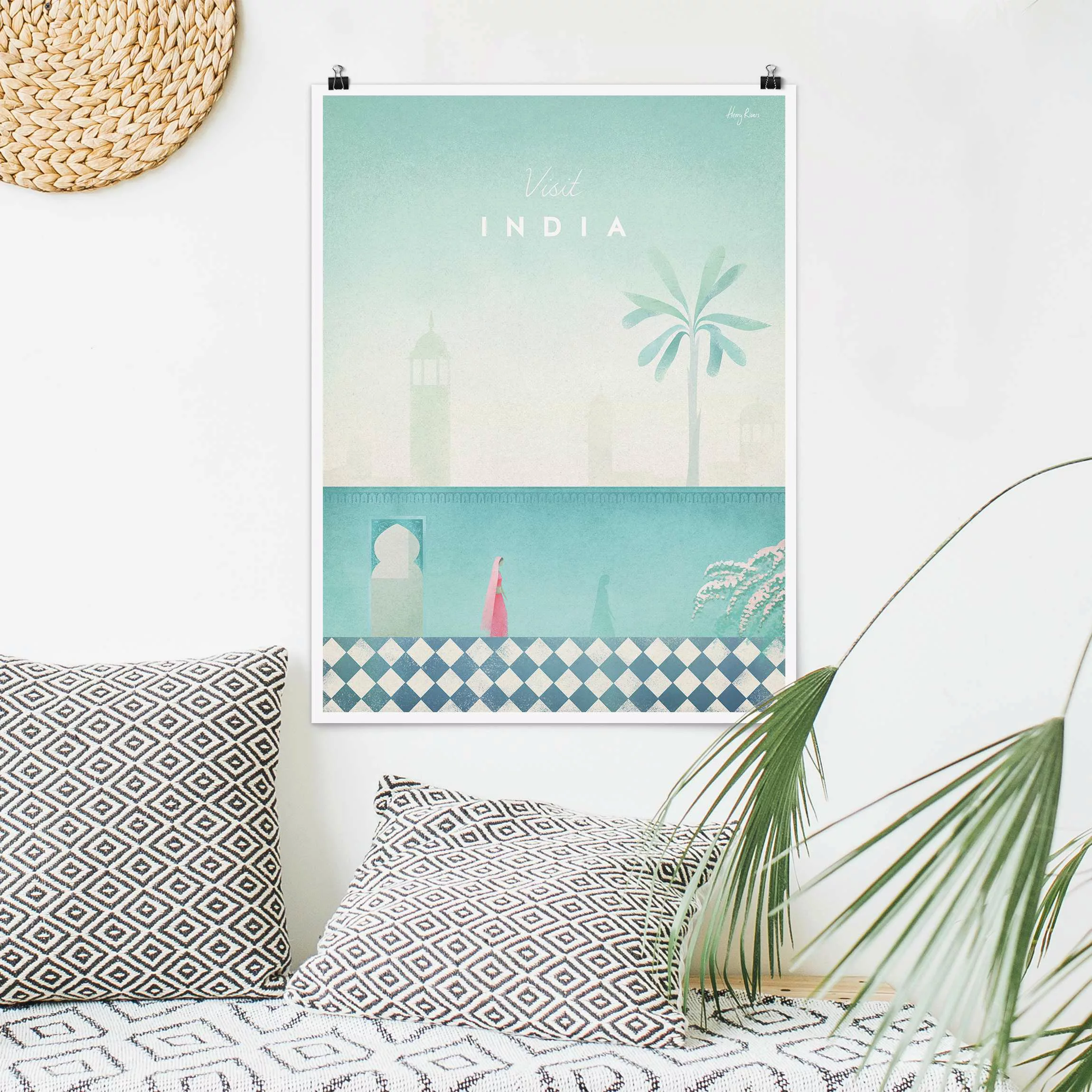 Poster Architektur & Skyline - Hochformat Reiseposter - Indien günstig online kaufen