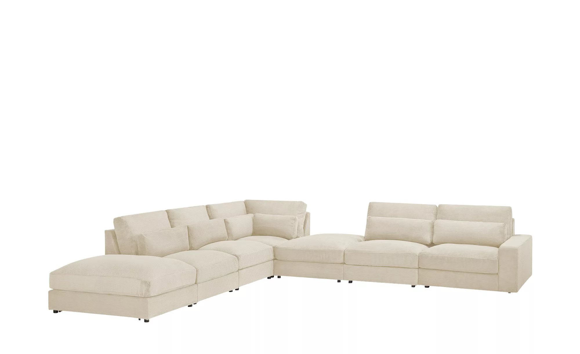 Ecksofa  Branna ¦ creme ¦ Maße (cm): B: 412 H: 88 T: 386 Polstermöbel > Sof günstig online kaufen