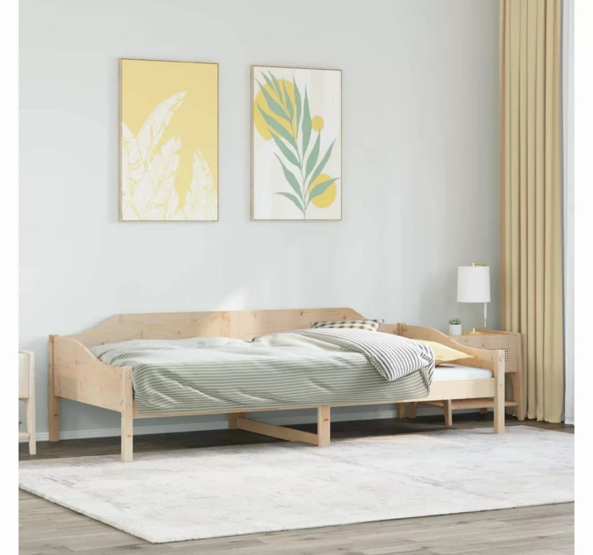 vidaXL Bett, Massivholzbett ohne Matratze 80x200 cm Kiefernholz günstig online kaufen