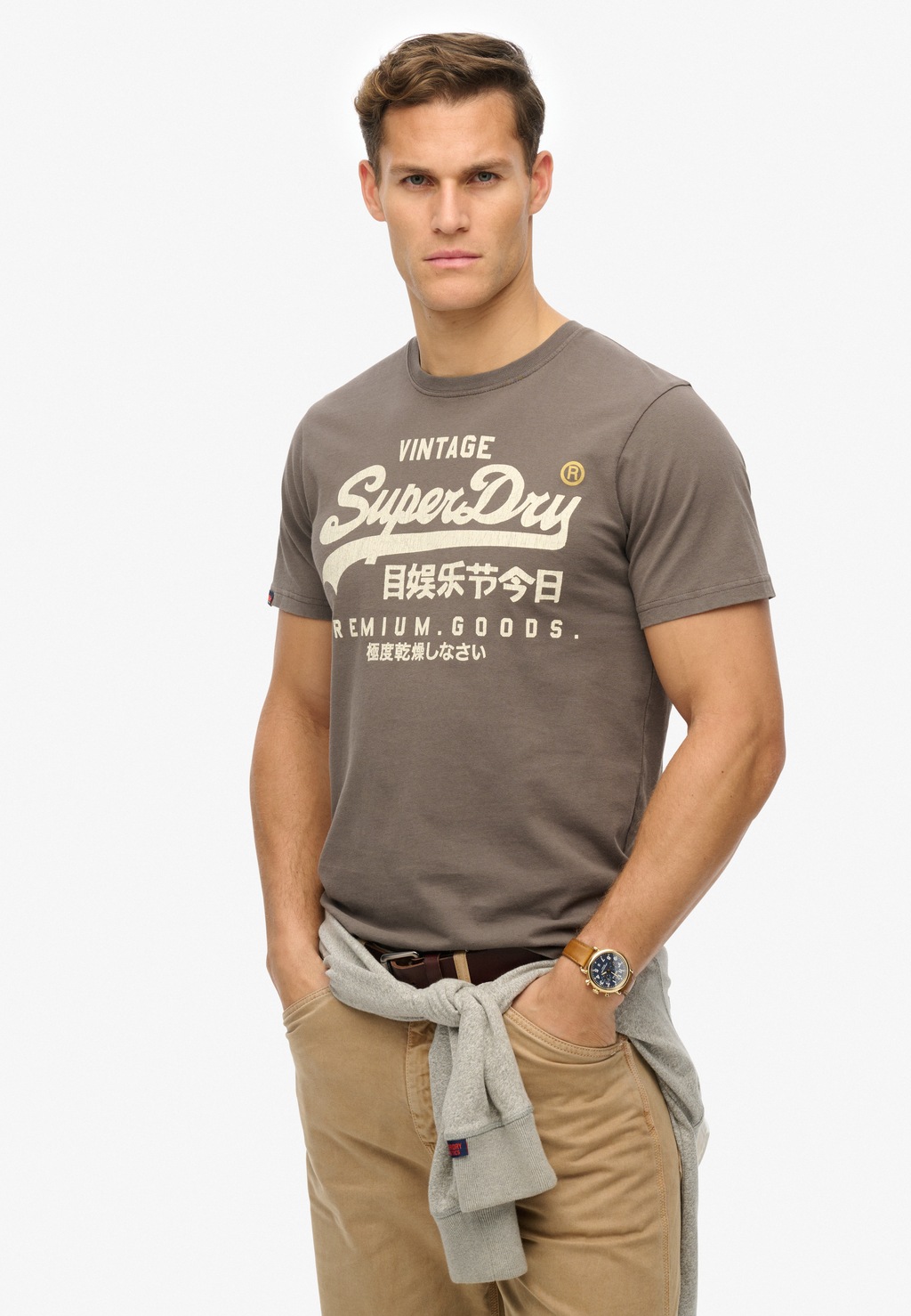 Superdry Rundhalsshirt "VL WORKWEAR RELAXED TEE" günstig online kaufen