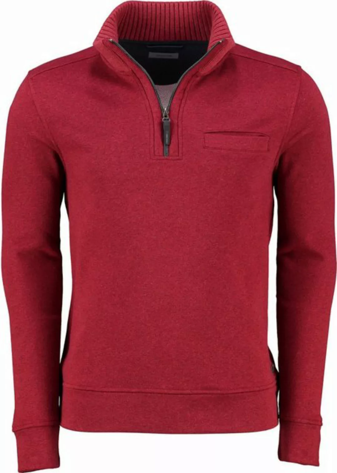 Pierre Cardin Sweatshirt PIERRE CARDIN Sweat-Shirt rot günstig online kaufen
