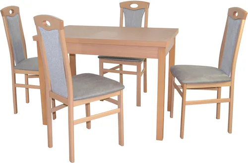 HOFMANN LIVING AND MORE Essgruppe "5tlg. Tischgruppe", (Spar-Set, 5 tlg., 5 günstig online kaufen