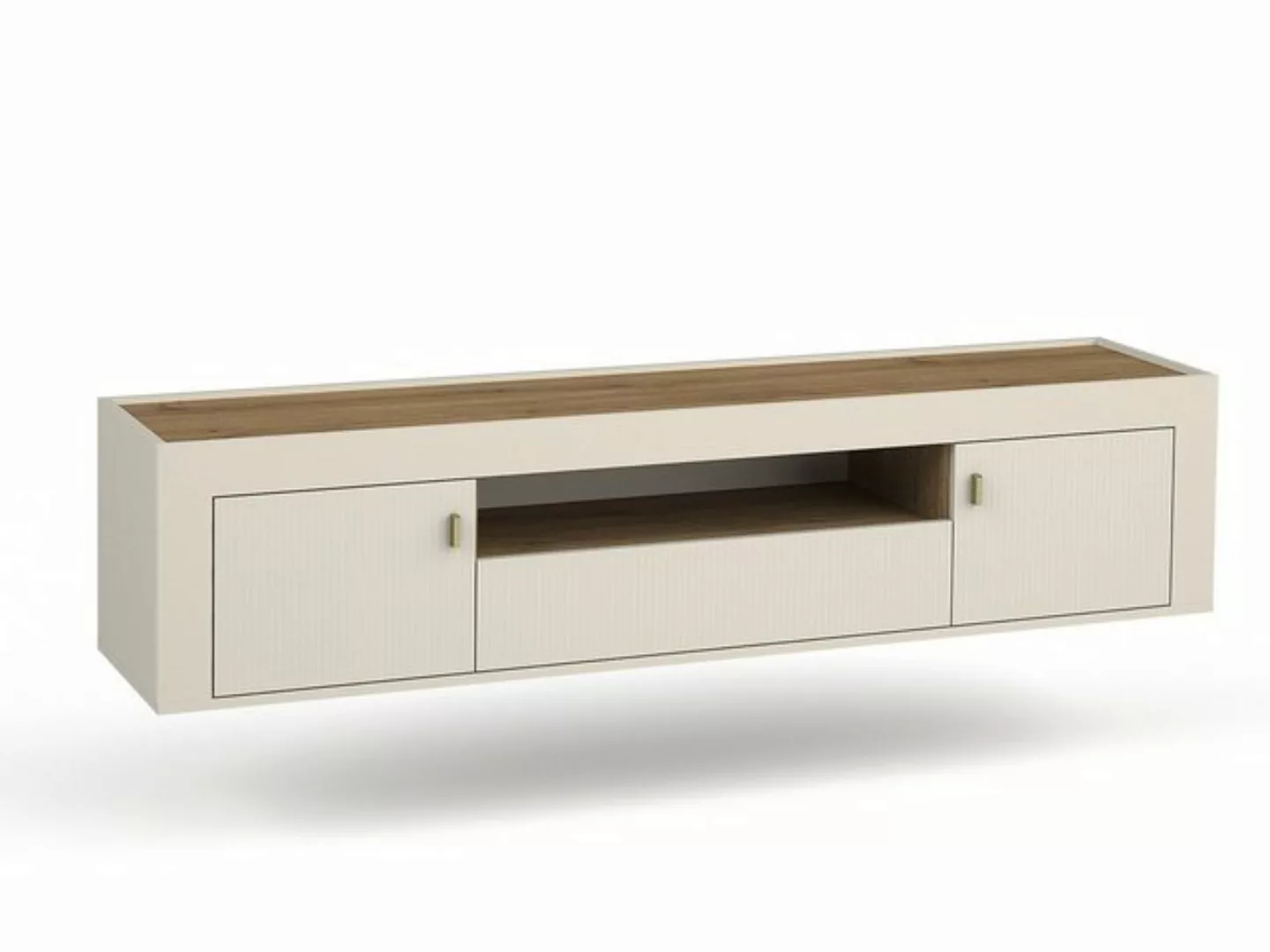 Compleo TV-Schrank hängendes TV-Möbel, zwei Türen, Lowboard mit Schublade T günstig online kaufen