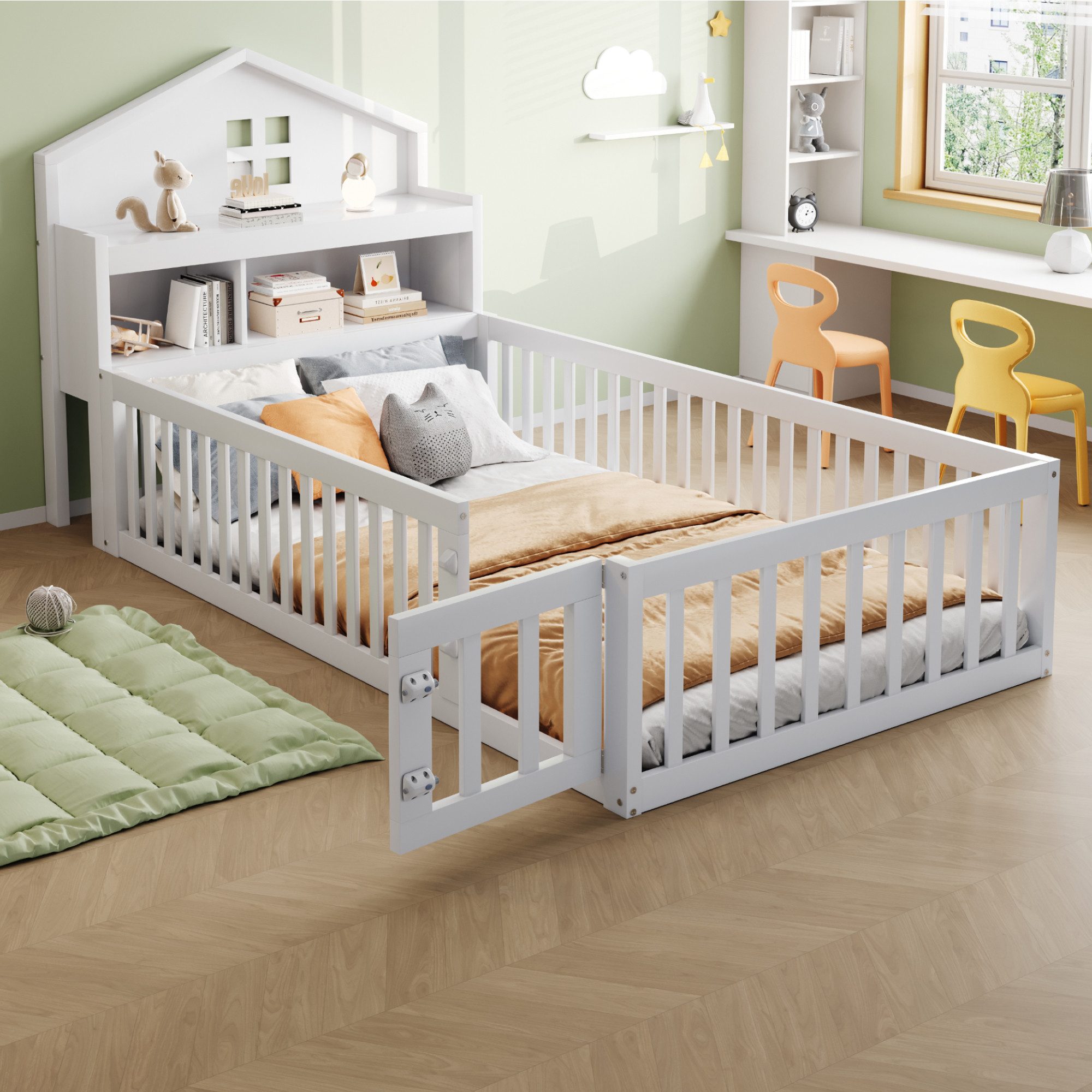 STILVORA Kinderbett 90x200 mit matratze und günstig online kaufen