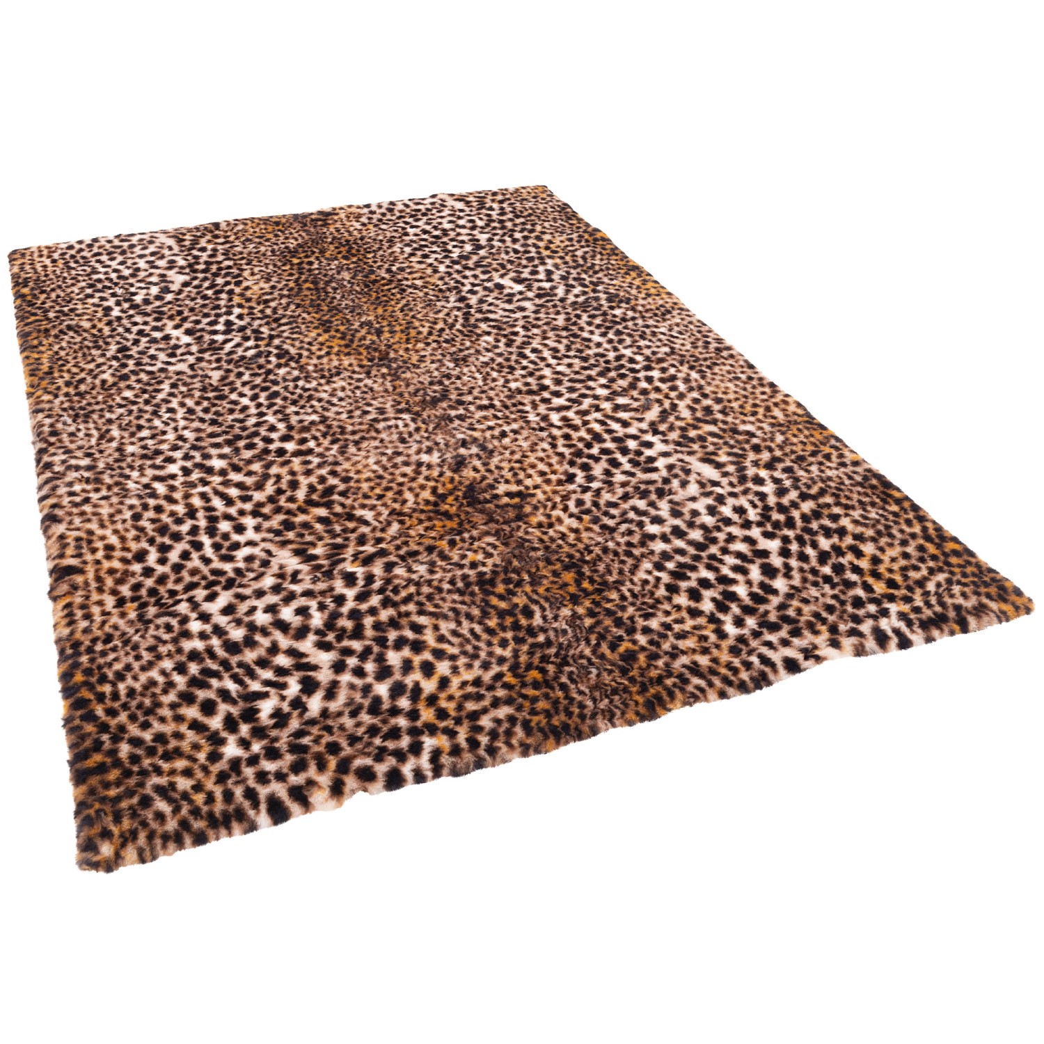 Pergamon Luxus Super Soft Fellteppich Pearl Leopard Braun 120x170cm günstig online kaufen