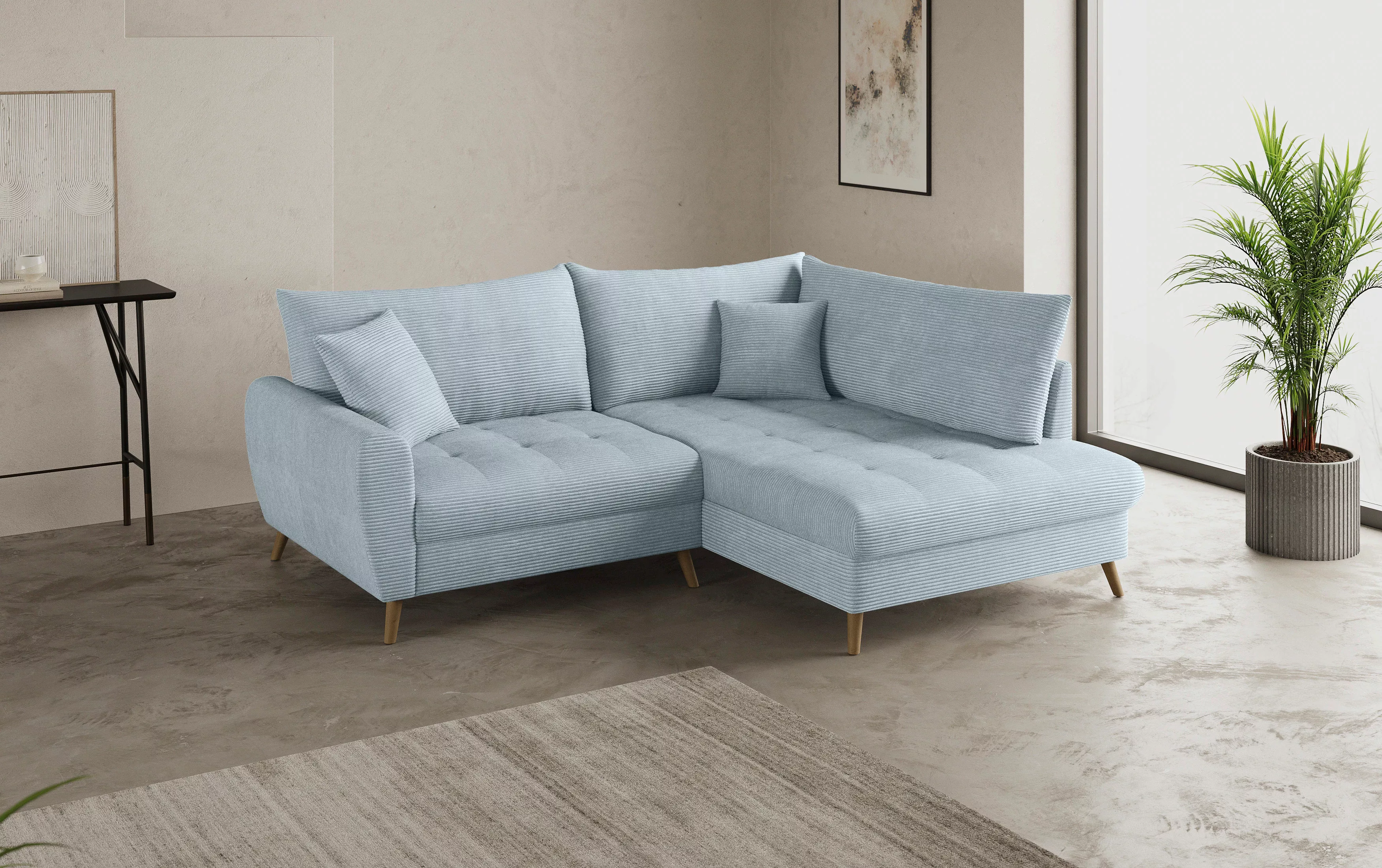Mr. Couch Ecksofa "Blackburn II L-Form", Wahlweise mit Kaltschaumpolsterung günstig online kaufen