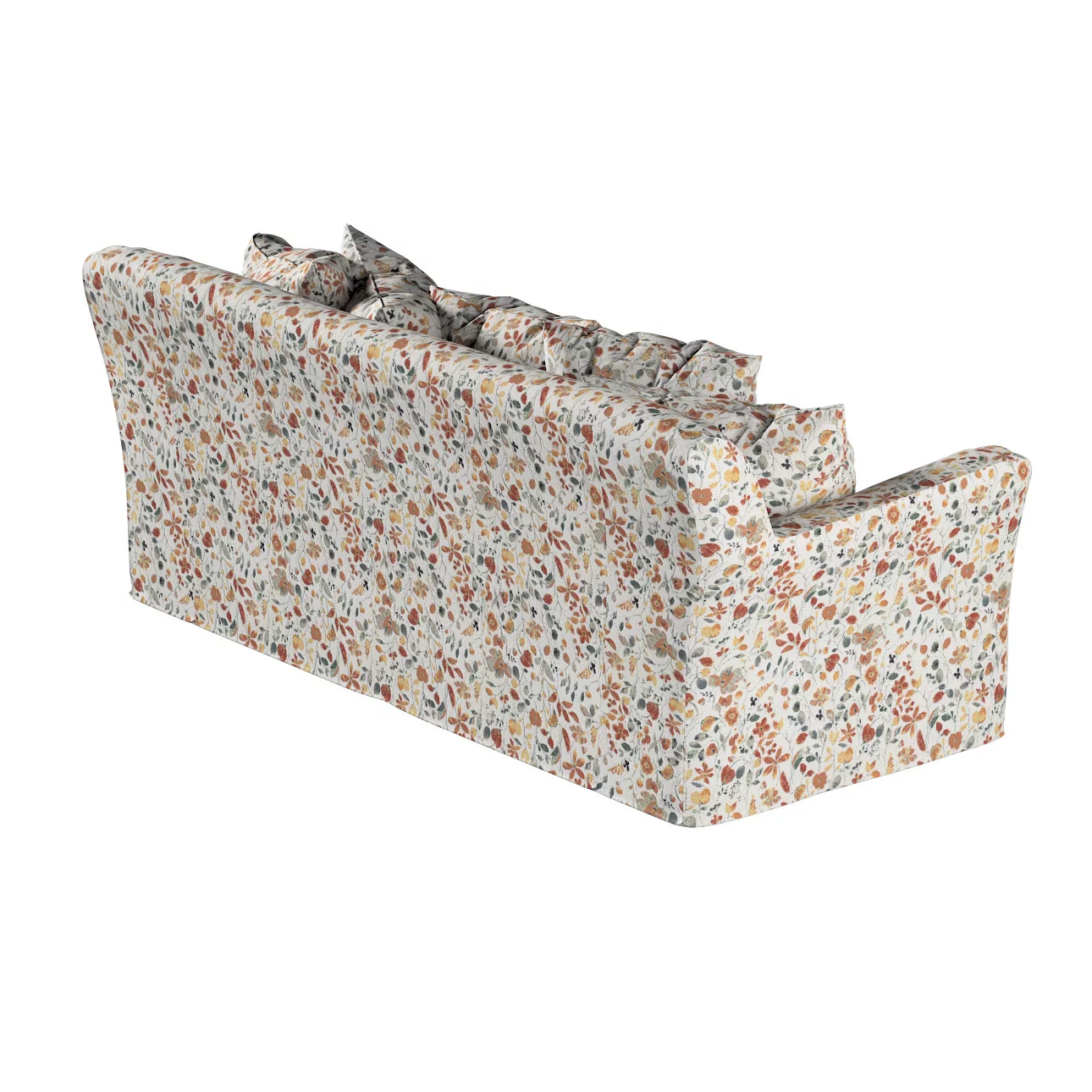 Bezug für Tomelilla Schlafsofa (normale Größe), orange-grün, Sofahusse, Tom günstig online kaufen