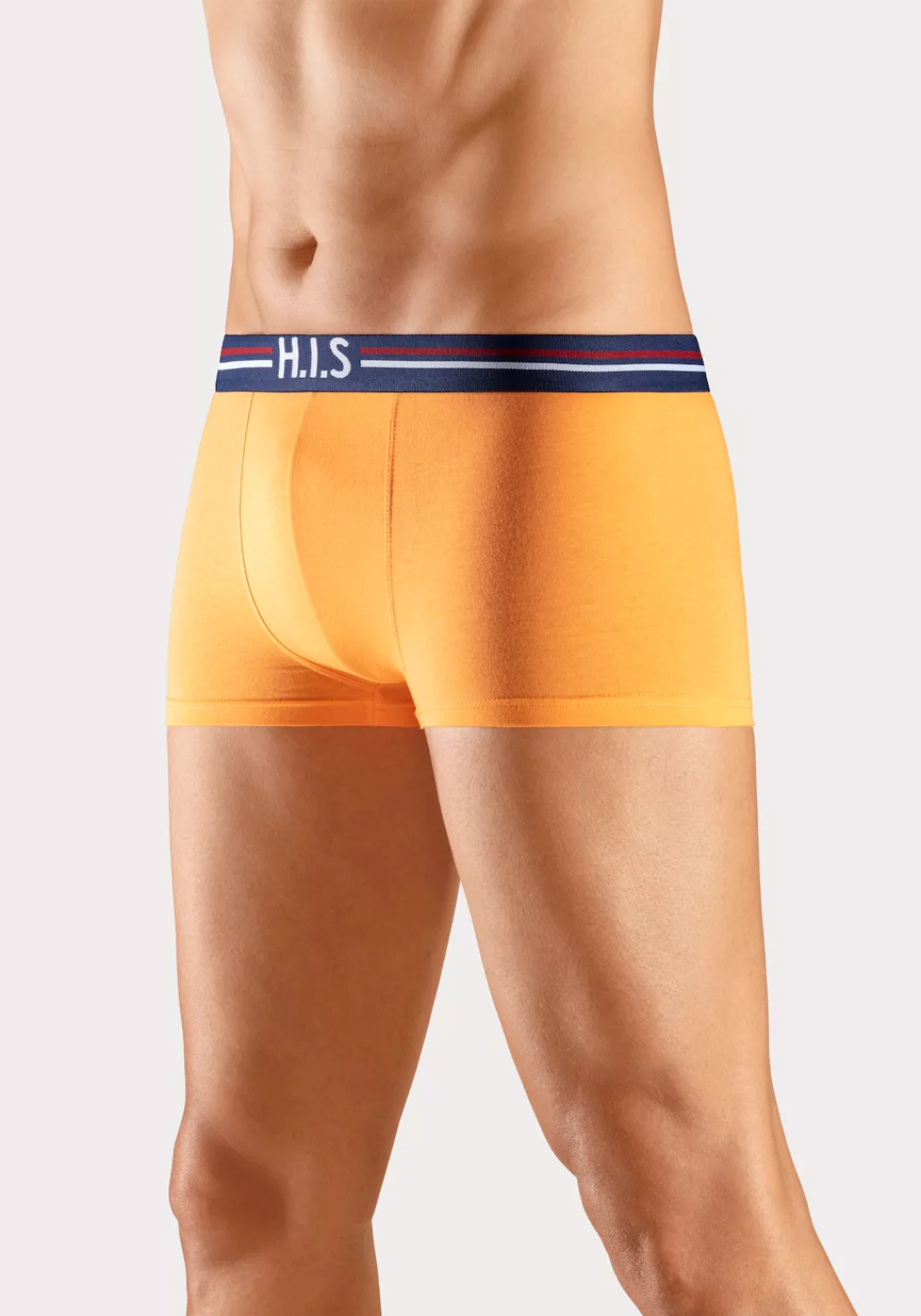 H.I.S Hipster, (Packung, 5 St.), Boxershorts mit Streifen und Markenlogo im günstig online kaufen