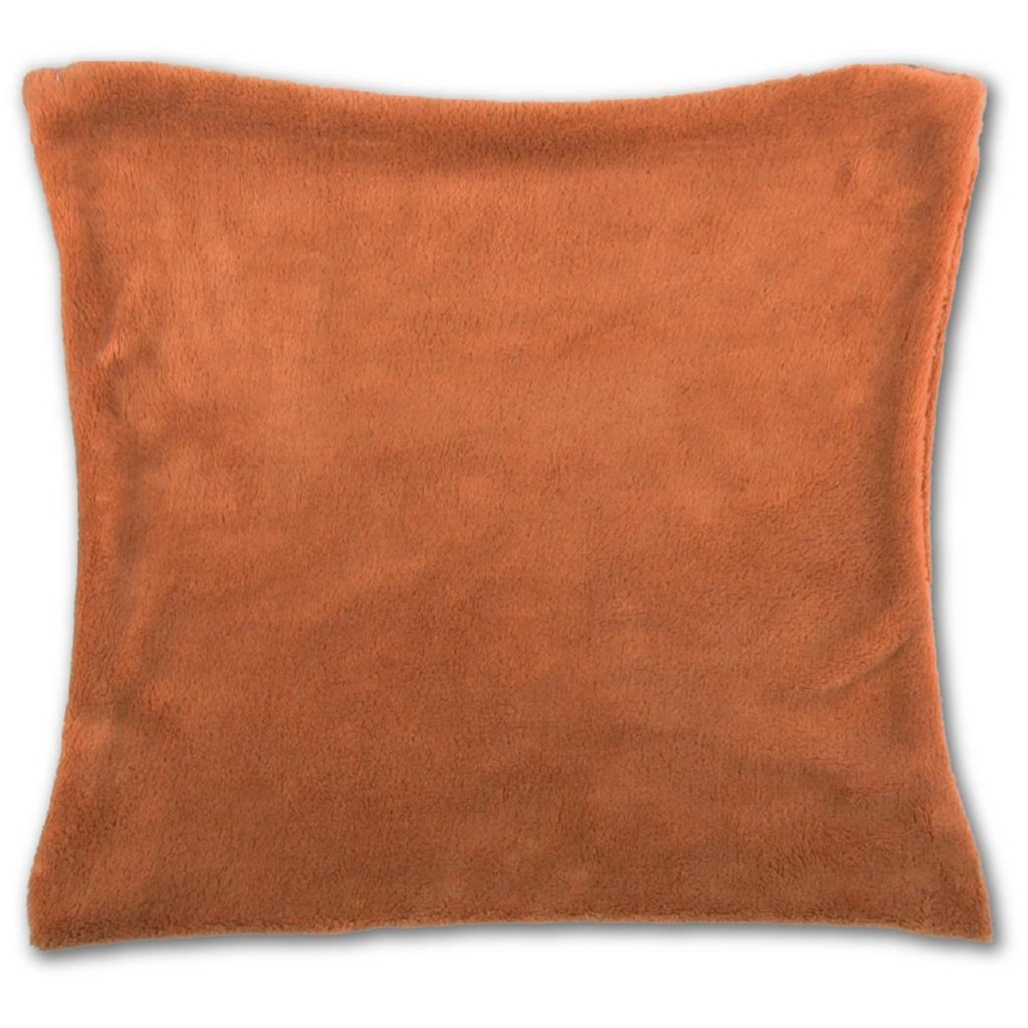 Bestlivings Kissenhülle Kuschel 50 x 50 cm Terracotta mit Füllung günstig online kaufen