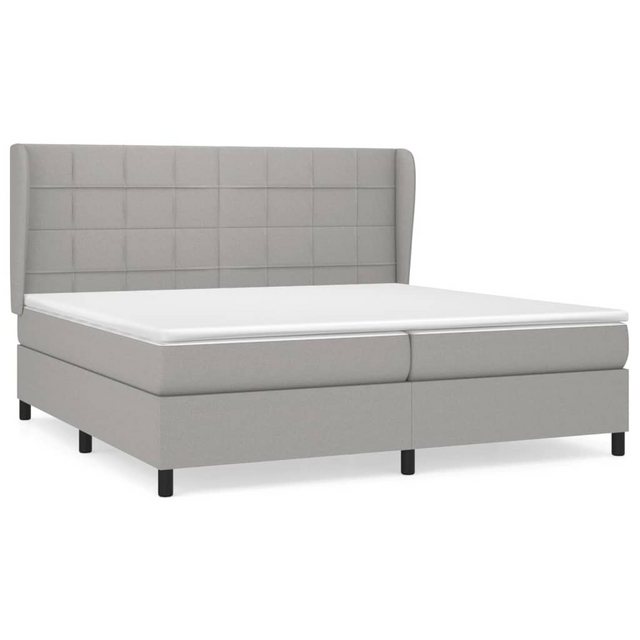 vidaXL Boxspringbett Bett Boxspringbett mit Matratze & Topper Stoff verschi günstig online kaufen