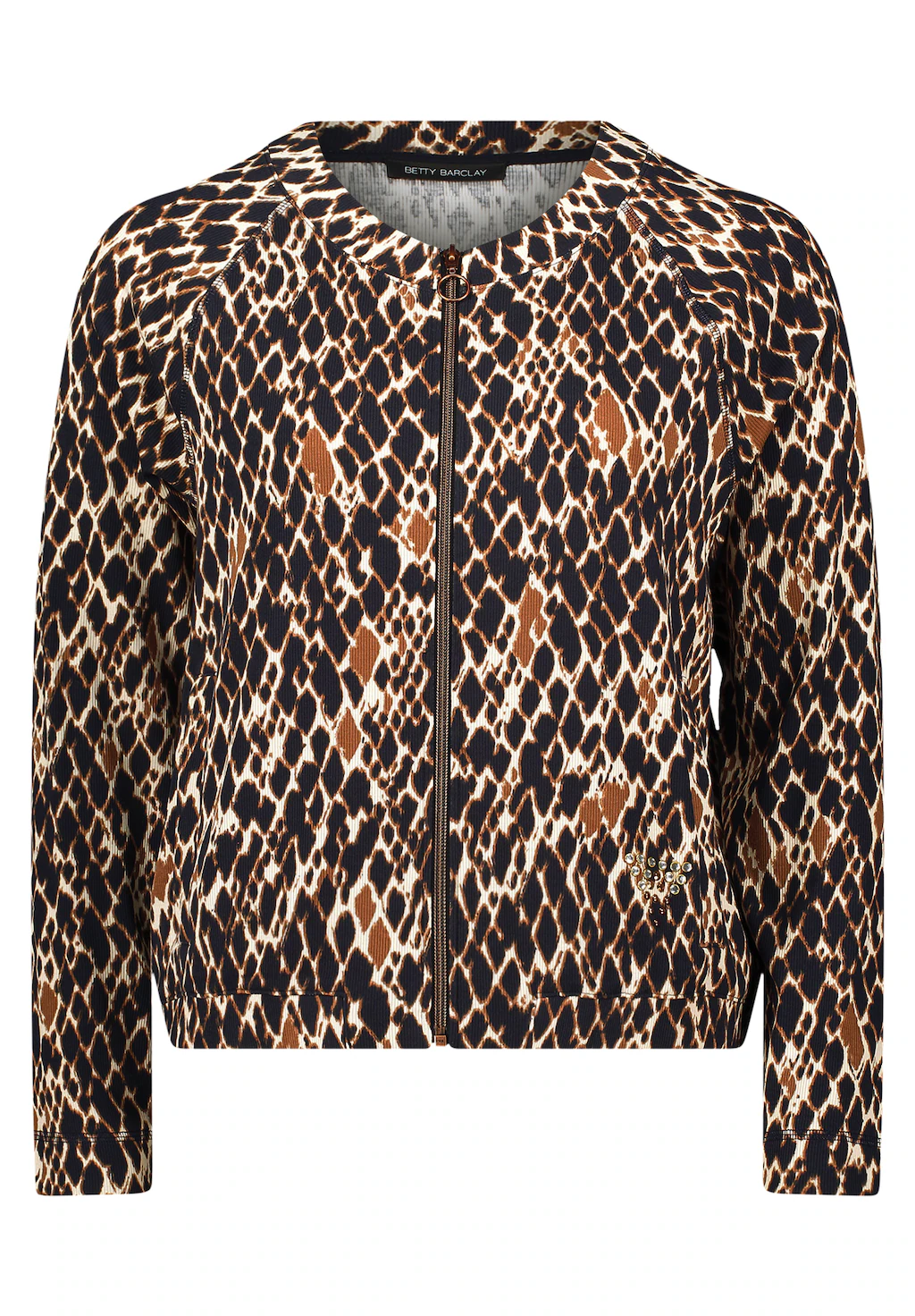 Betty Barclay Sweatjacke "Betty Barclay Damen Shirtjacke mit Rippenstruktur günstig online kaufen