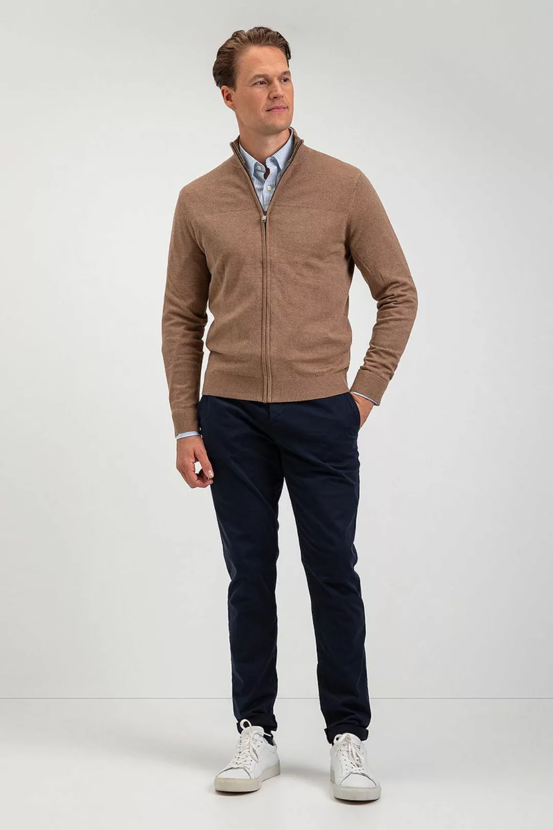 McGregor Strickjacke Wool Mix Beige - Größe XXL günstig online kaufen