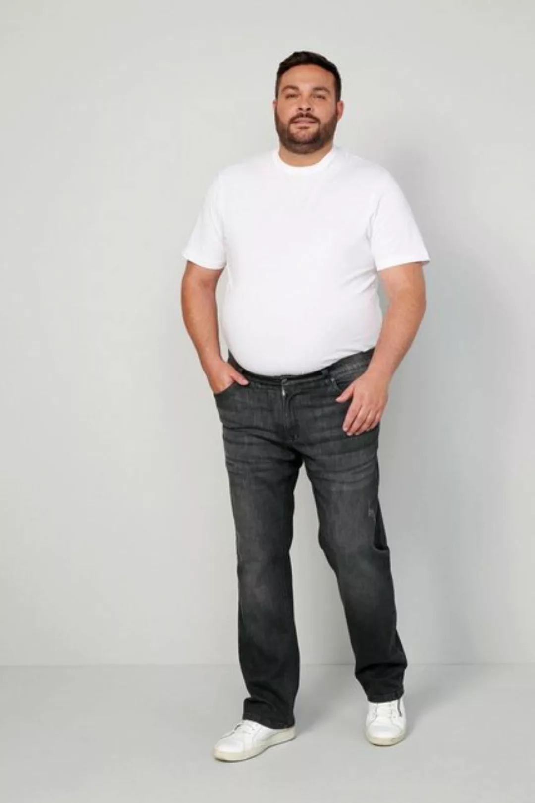 Men Plus 5-Pocket-Jeans Men+ Jeans 5-Pocket Bauchfit bis 41 günstig online kaufen