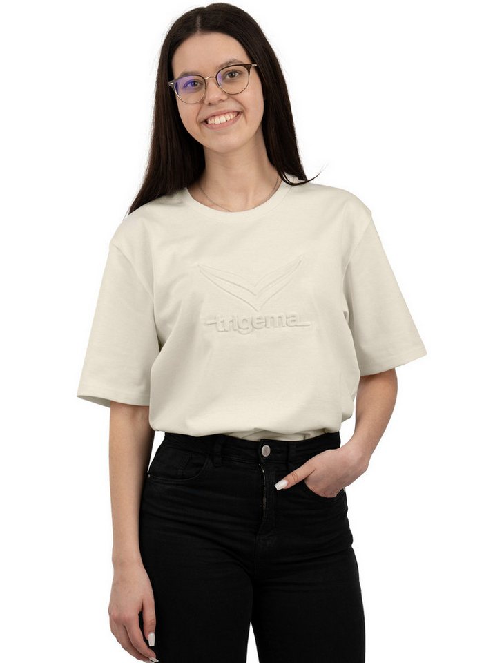 Trigema T-Shirt TRIGEMA Heavy Oversized T-Shirt mit 3D-Motiv (1-tlg) günstig online kaufen