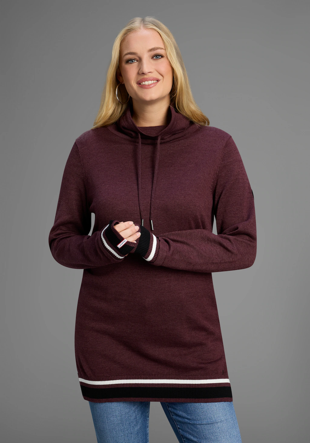 KangaROOS Schalkragenpullover, mit hohem Schalkragen auch in großen Größen günstig online kaufen