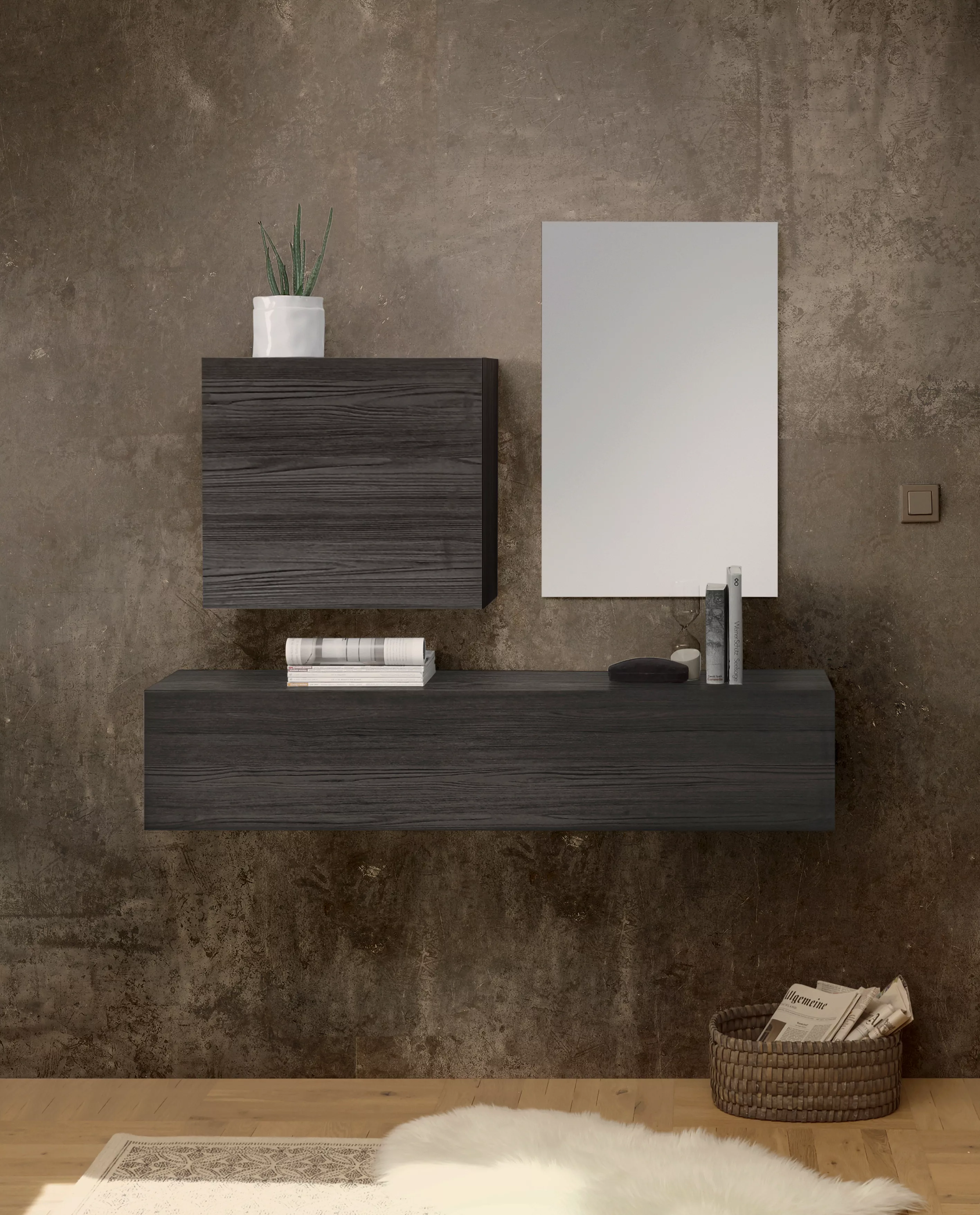 INOSIGN Klapphängeschrank "City", Breite 138 cm günstig online kaufen