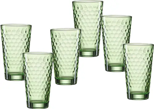 Ritzenhoff & Breker Longdrinkgläserset 6-teilig Favo ¦ grün ¦ Glas Gläser & günstig online kaufen