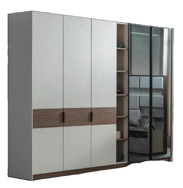 JVmoebel Kleiderschrank Weiß Schlafzimmer Kleiderschrank Luxus Modern Schra günstig online kaufen