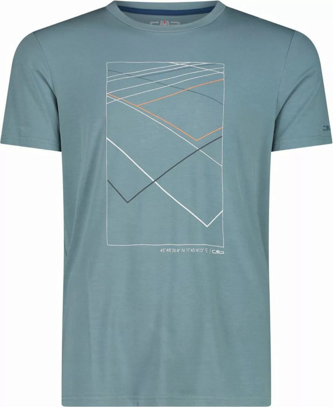 CMP Kurzarmshirt MAN T-SHIRT HYDRO-BLUESTEEL günstig online kaufen