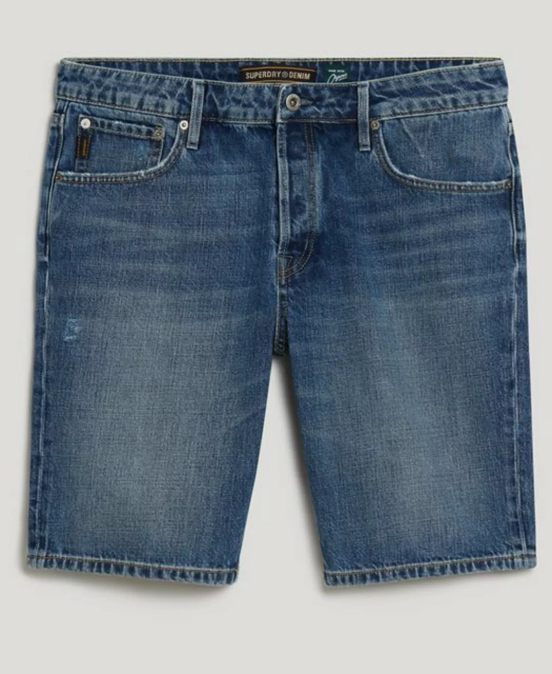 Superdry Shorts VINTAGE STRAIGHT SHORT Angeles Vintage Mid Blue günstig online kaufen