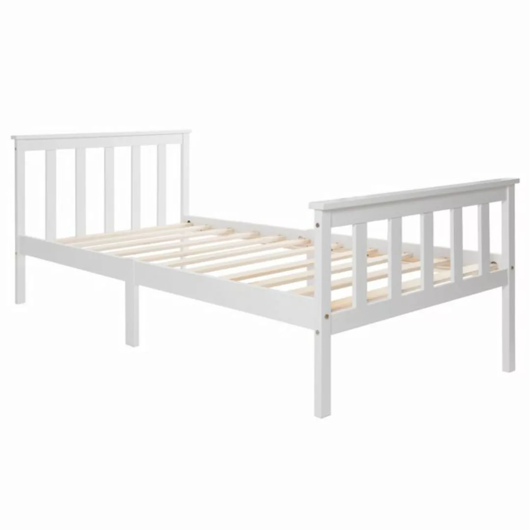 IDEASY Holzbett Bettgestell,Kinderbett, Jugendbett,90x 200 cm/ (140 x 200 c günstig online kaufen