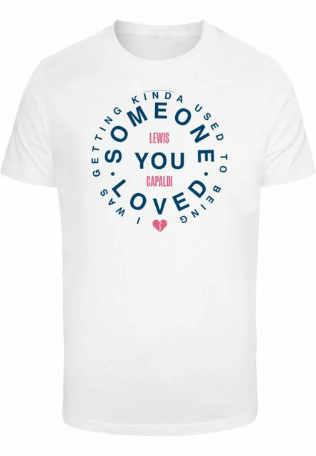 Merchcode T-Shirt Merchcode Herren Lewis Capaldi - SYLL T-Shirt (1-tlg) günstig online kaufen