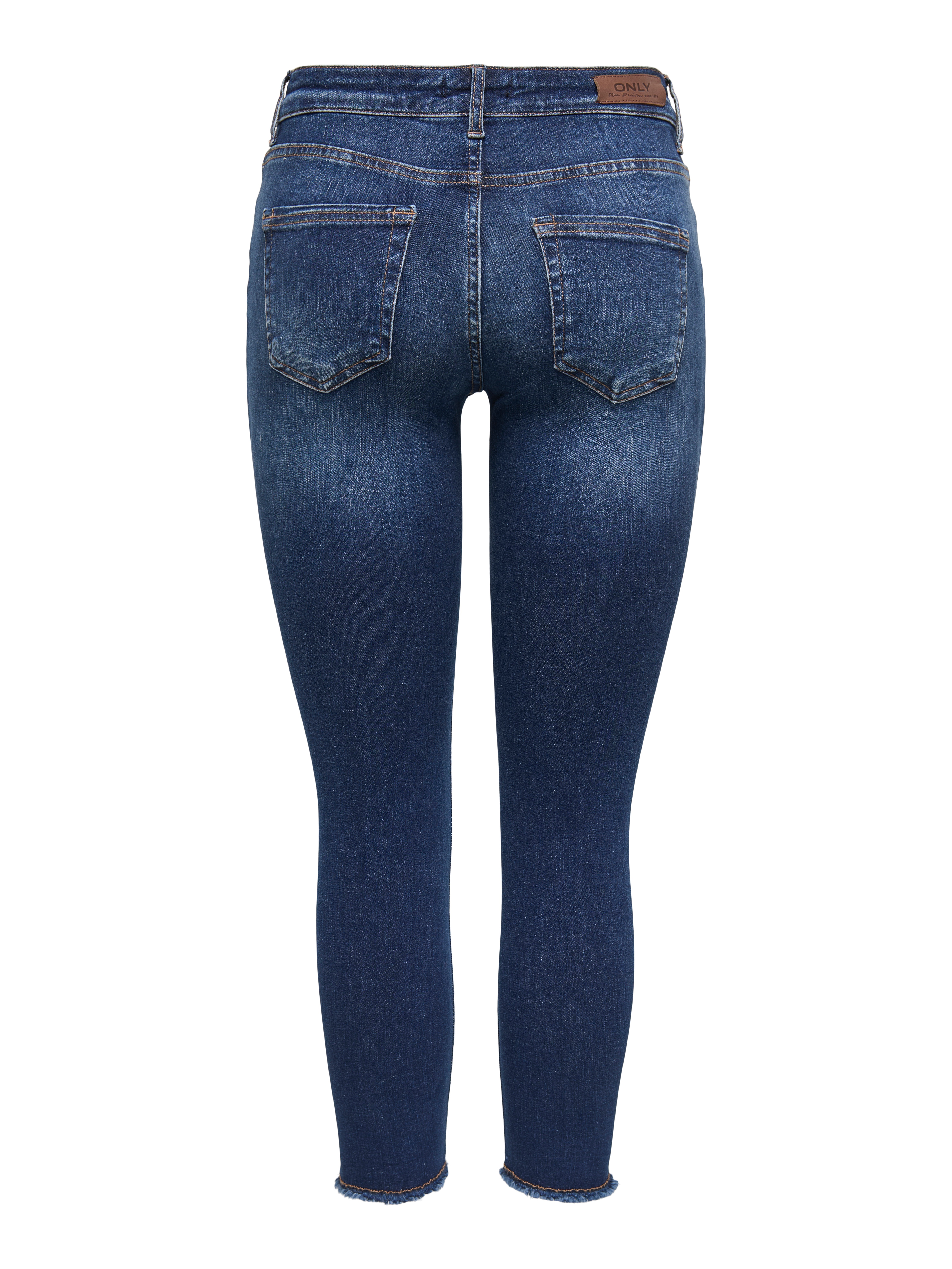 ONLY Skinny-fit-Jeans "ONLBLUSH MW SK RW ANK DNM REA" günstig online kaufen