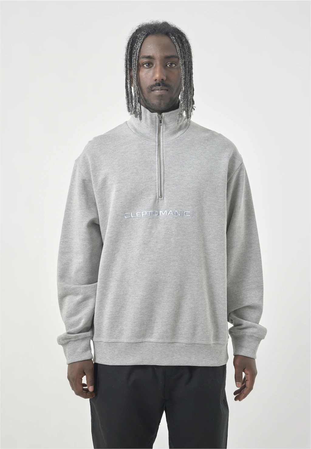 Cleptomanicx Strickpullover "Boxy Crewneck Eurostile", Locker geschnitten günstig online kaufen