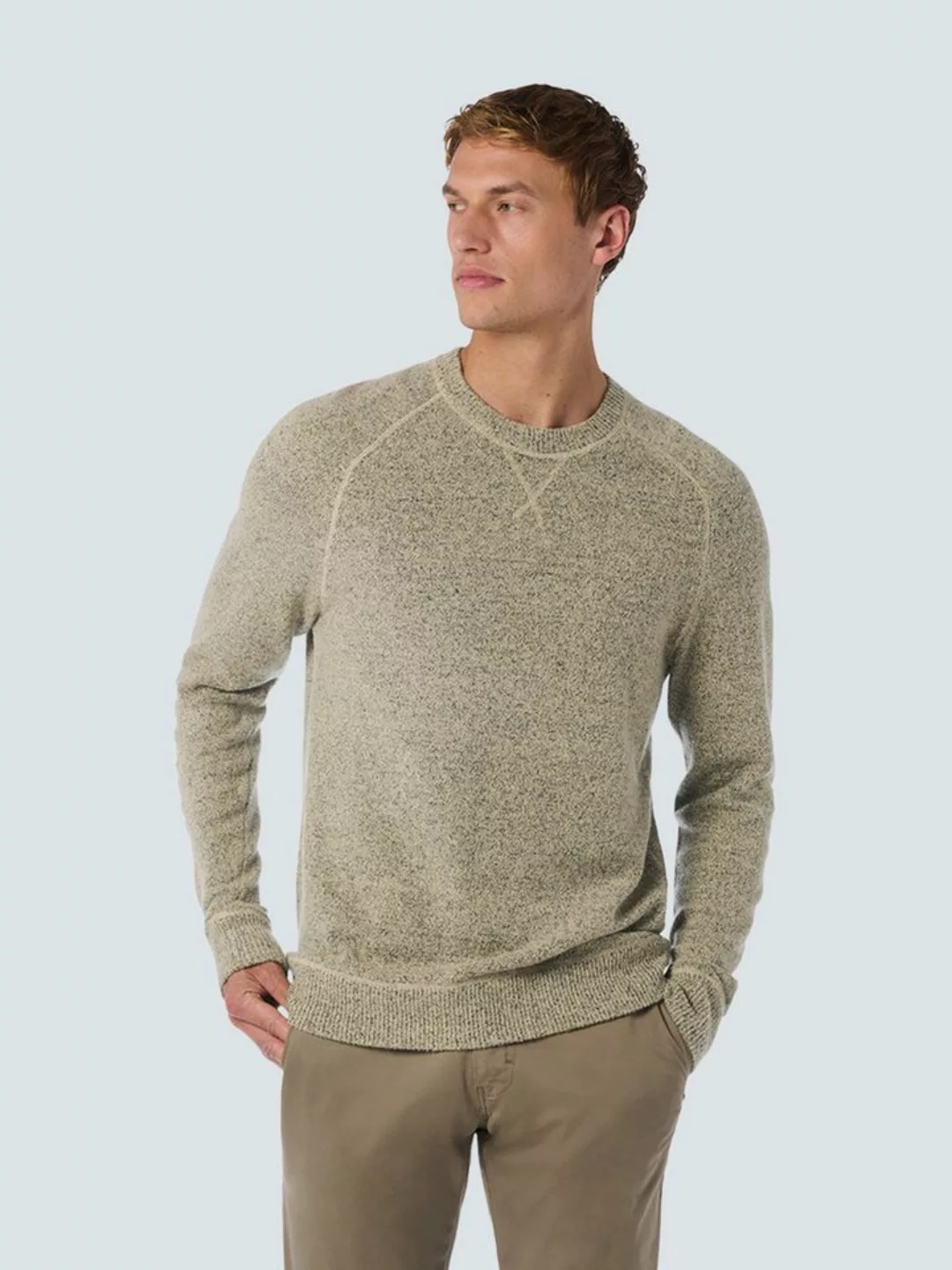 NO EXCESS Strickpullover in melierter Optik günstig online kaufen