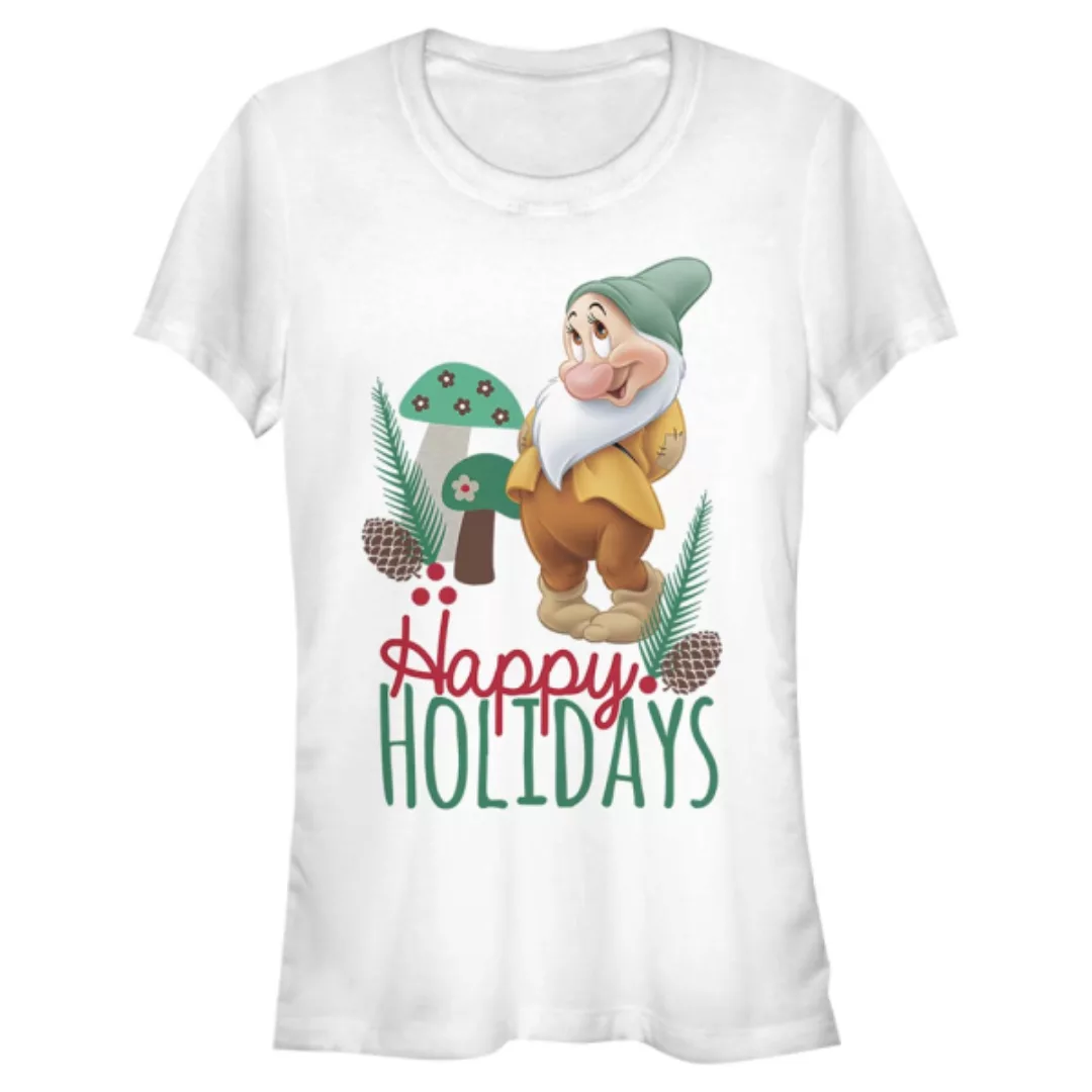 Disney - Schneewittchen - Bashful Christmas - Weihnachten - Frauen T-Shirt günstig online kaufen