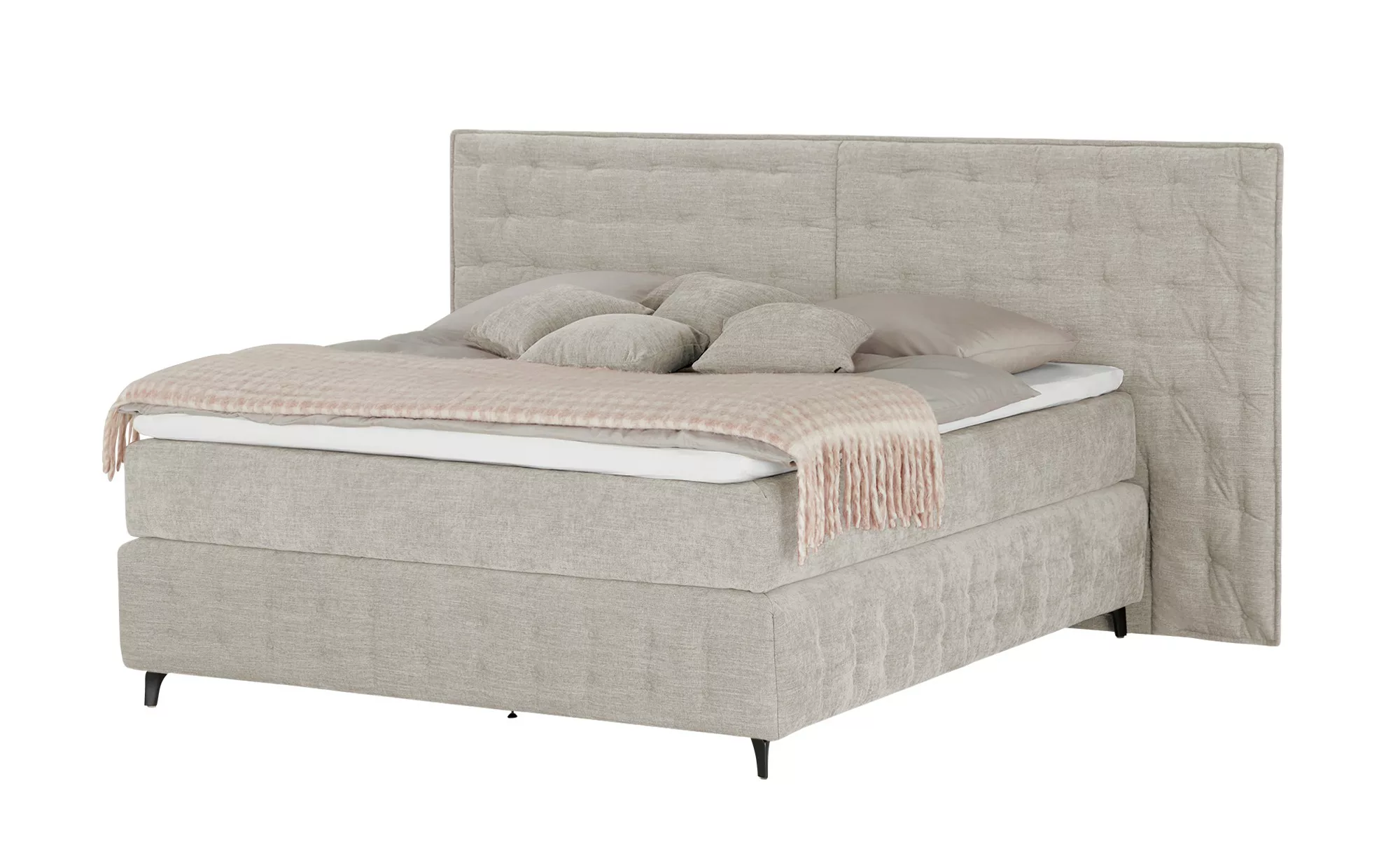 Kings and Queens Boxspringbett  Fjell ¦ beige ¦ Maße (cm): B: 240 H: 130 Be günstig online kaufen