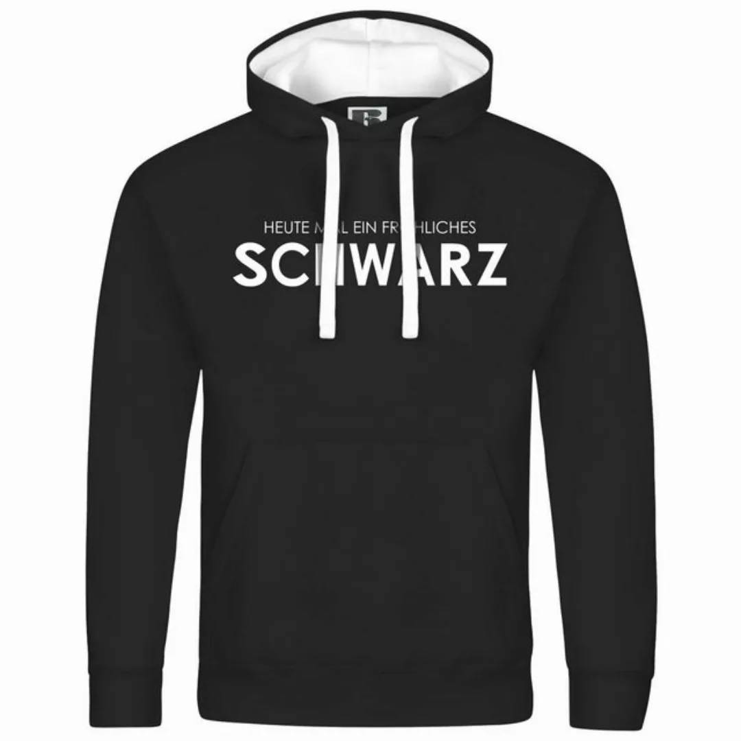 deinshirt Kapuzenpullover Herren Kapuzenpullover Heute mal ein fröhliches S günstig online kaufen