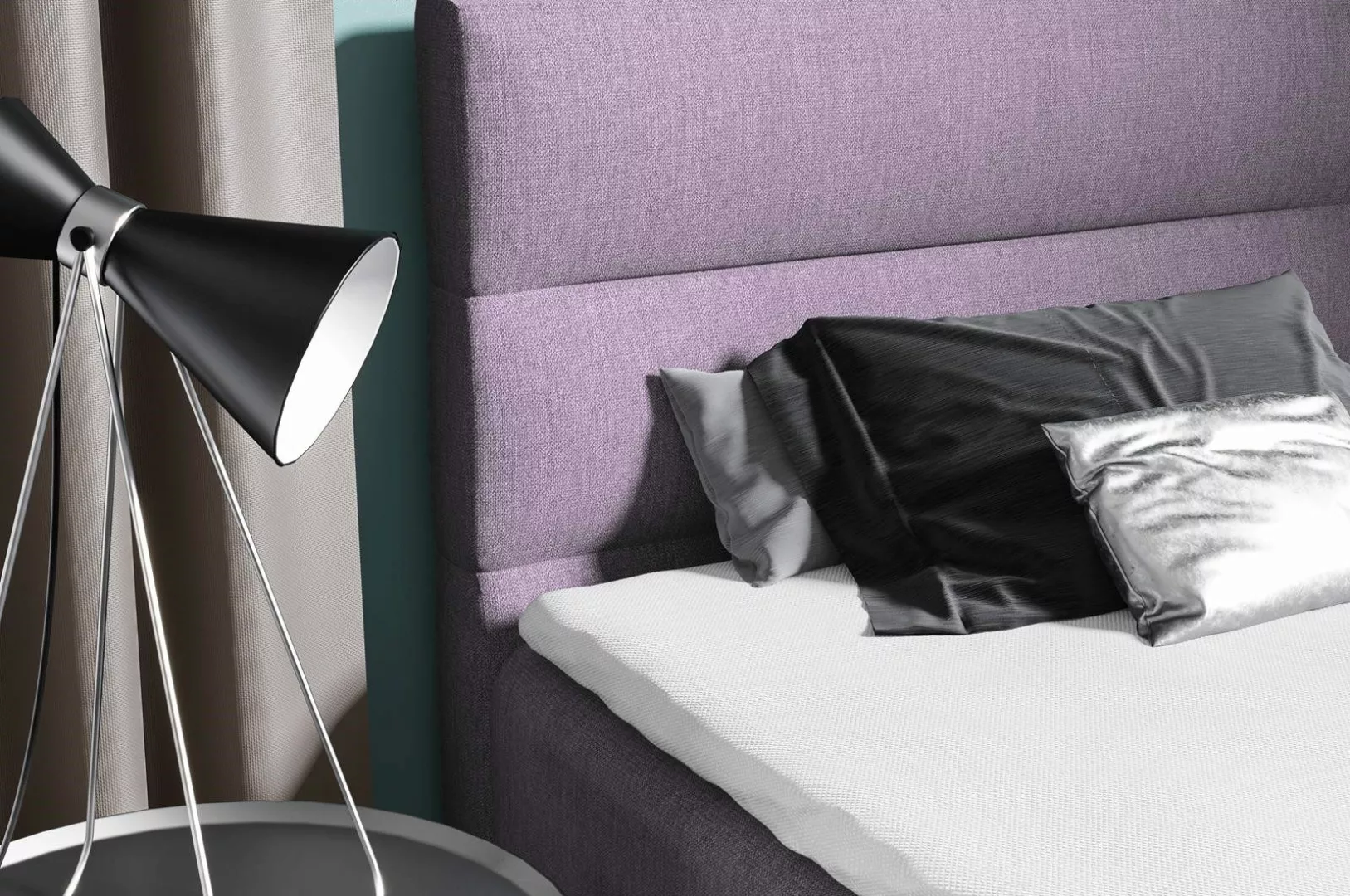 Beautysofa Boxspringbett Velour Bett DONNA MINI günstig online kaufen