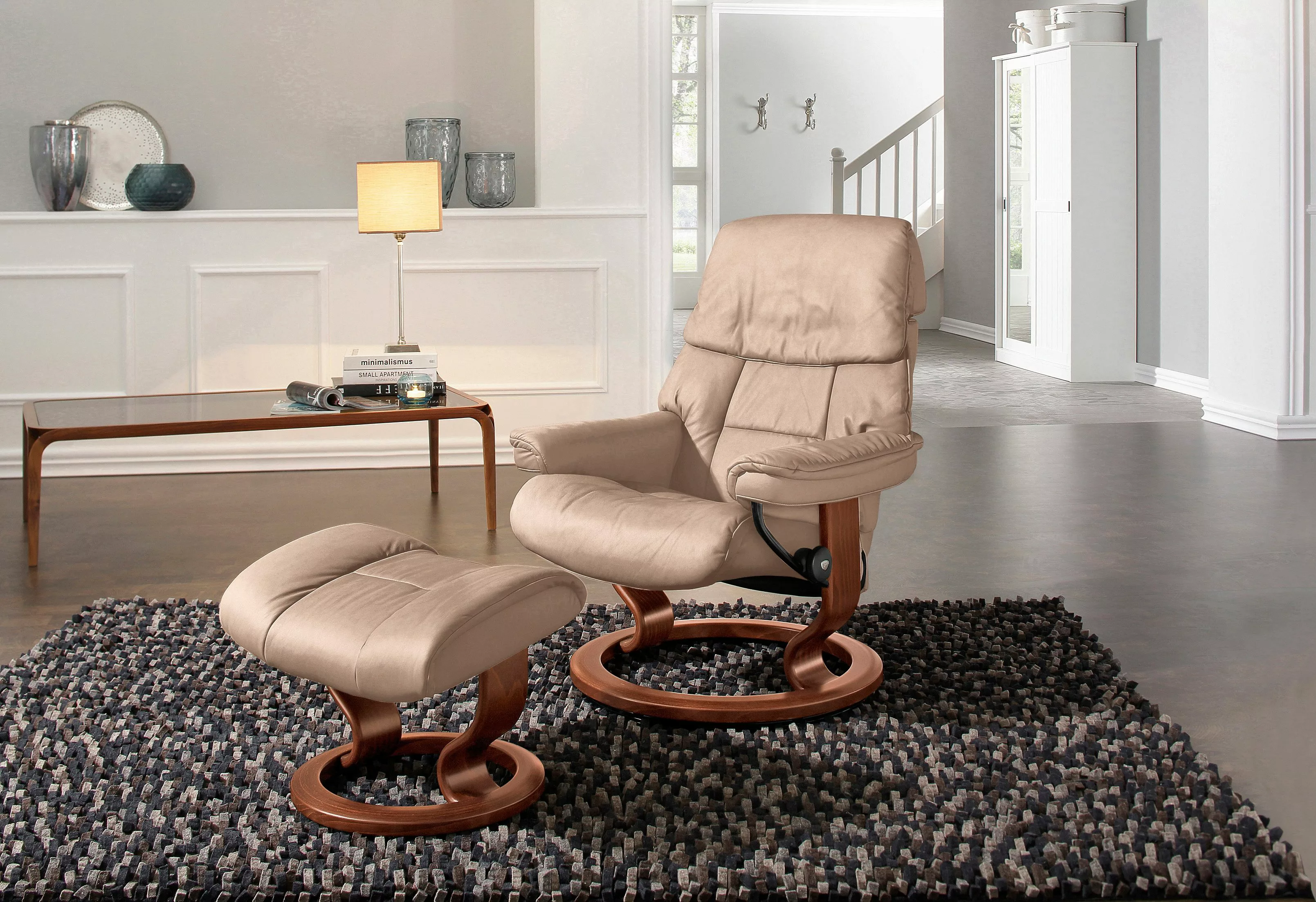 Stressless® Relaxsessel »Ruby«, (Set, Relaxsessel mit Hocker), mit Classic günstig online kaufen