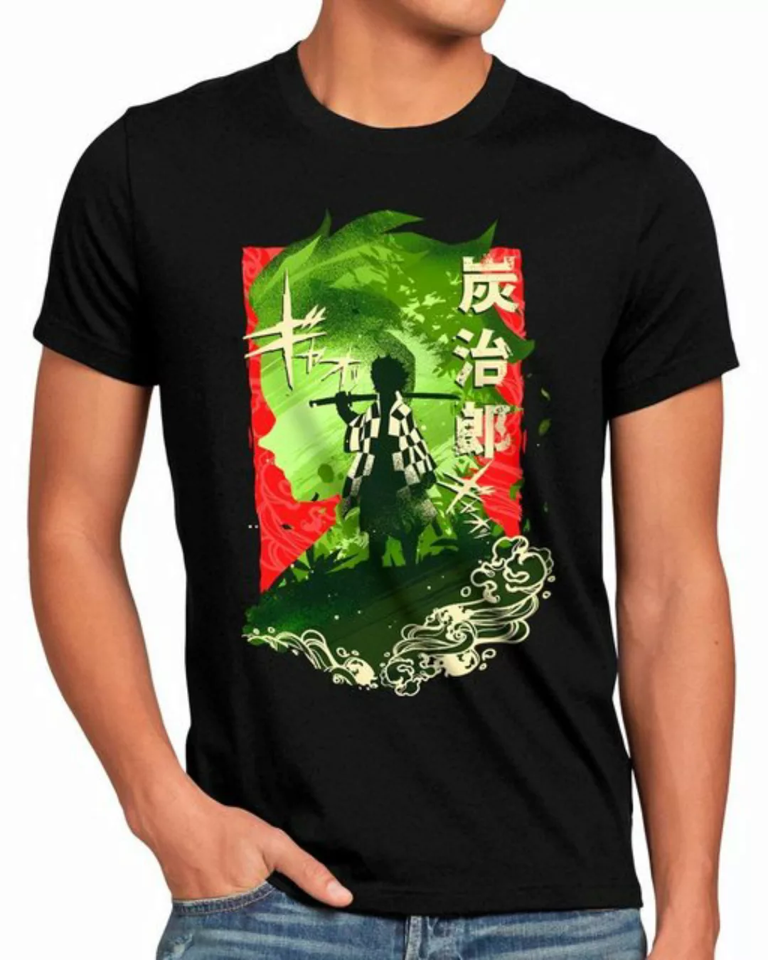 style3 T-Shirt Herren T-Shirt demon anime japan manga slayer günstig online kaufen