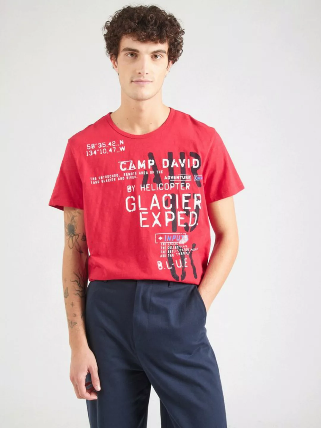 CAMP DAVID T-Shirt (1-tlg) günstig online kaufen