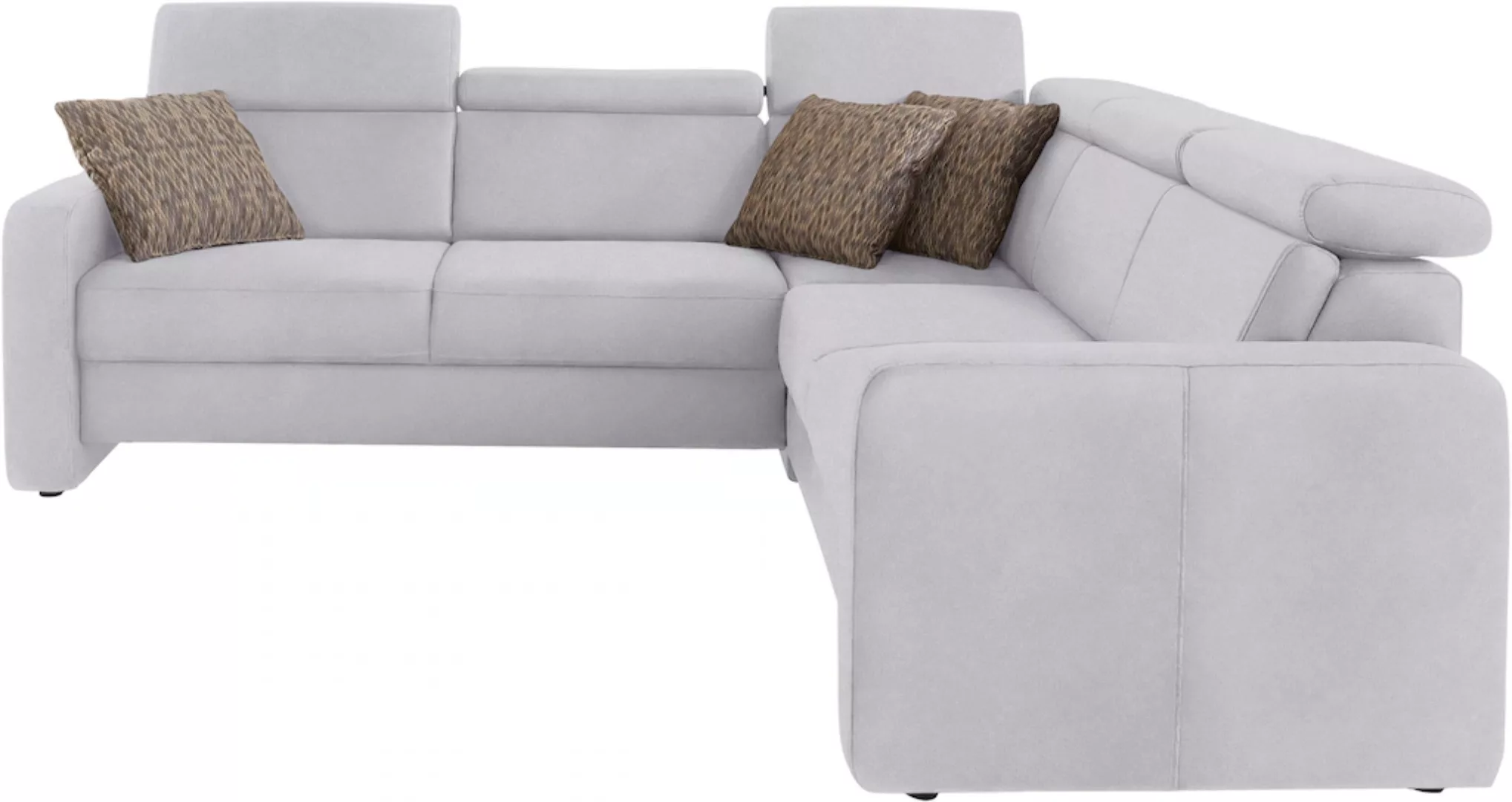 sit&more Ecksofa »Bologna L-Form«, Kopfteilverstellung, wahlweise mit Bettf günstig online kaufen