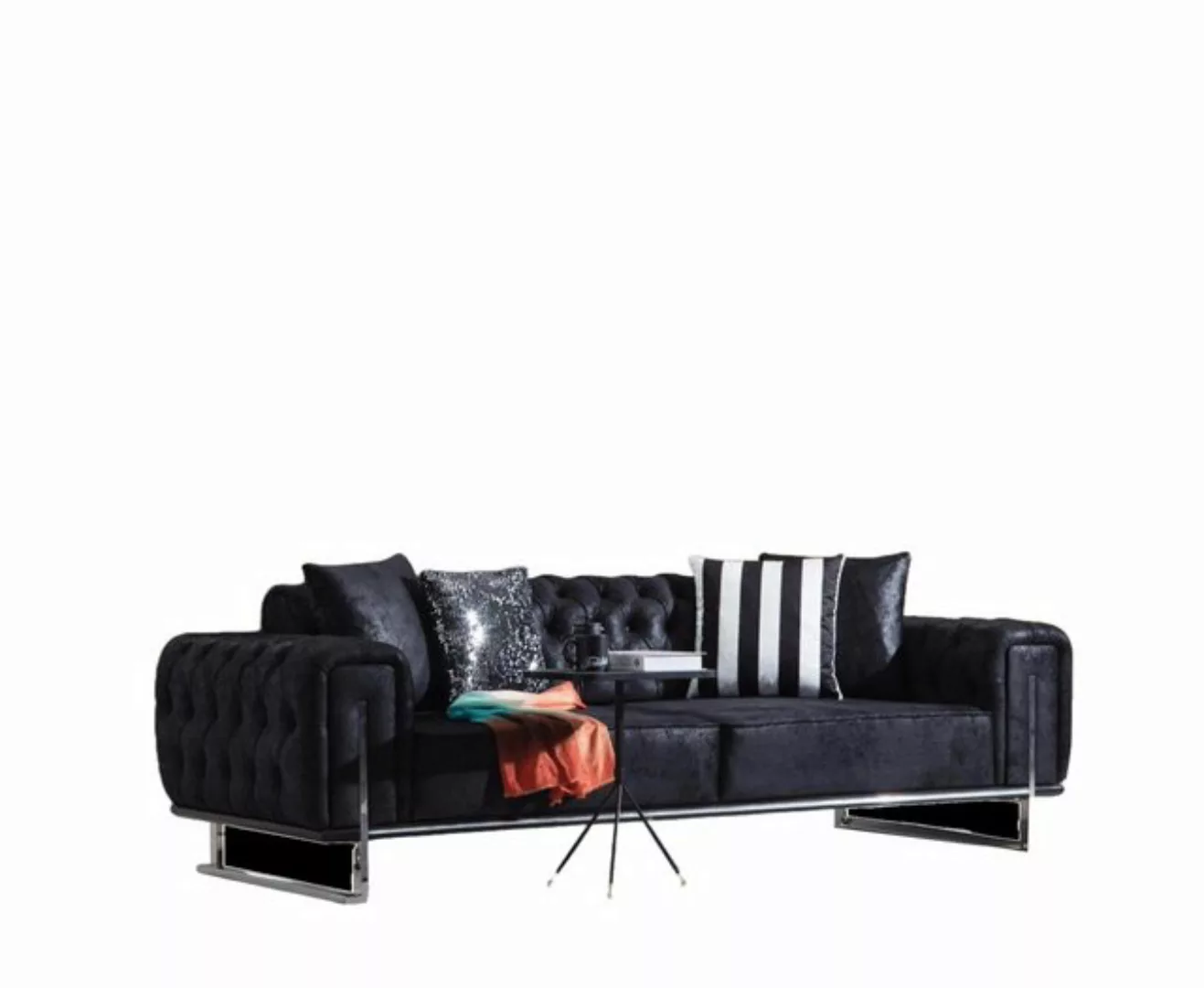 JVmoebel 3-Sitzer Sofa Dreisitzer Couch Chesterfield Möbel Polstersofas Woh günstig online kaufen